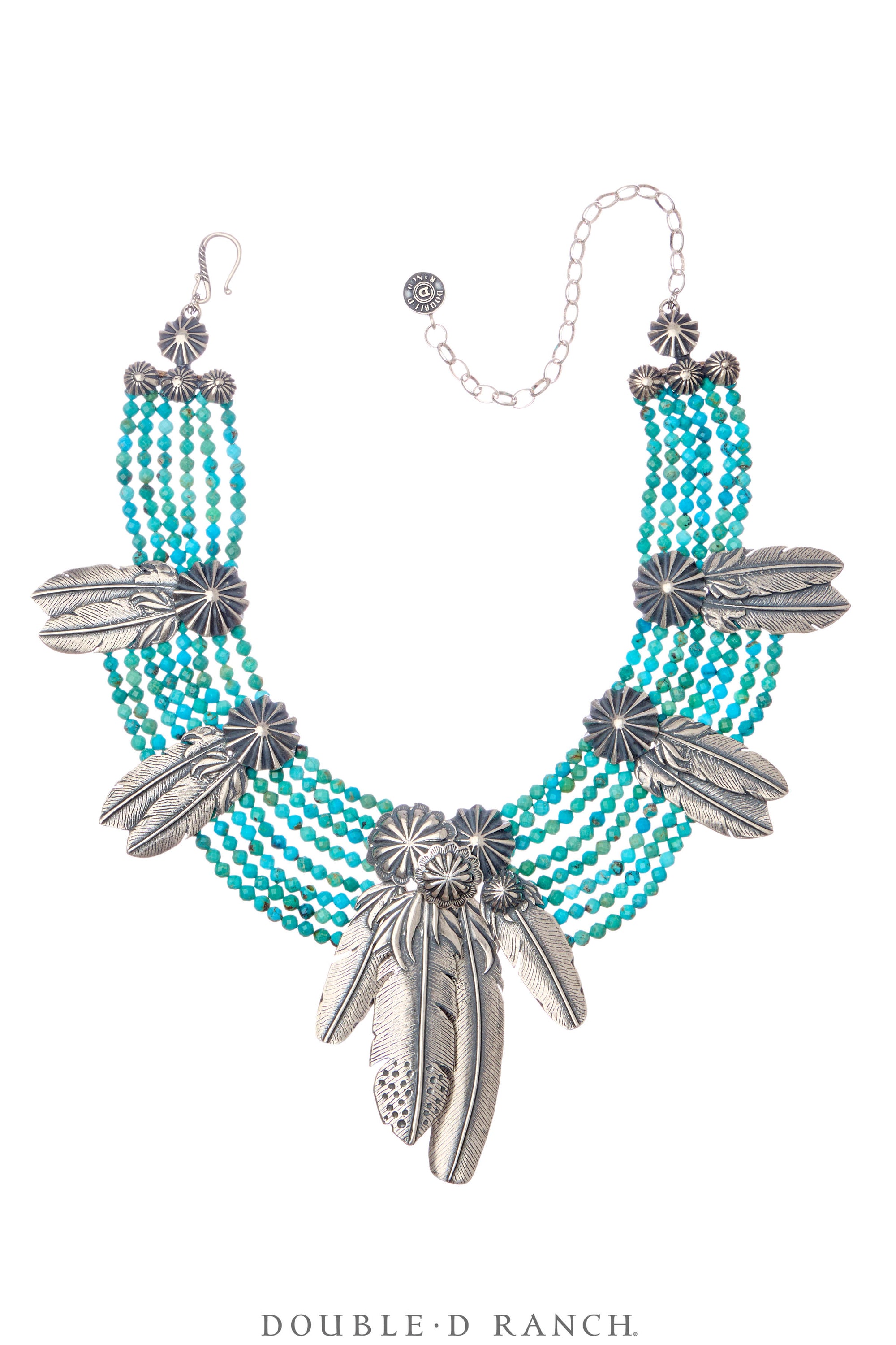 Necklace, Mummy's Bundle, by Double D Ranch, Francesca, Collar, Feathers, 110X
