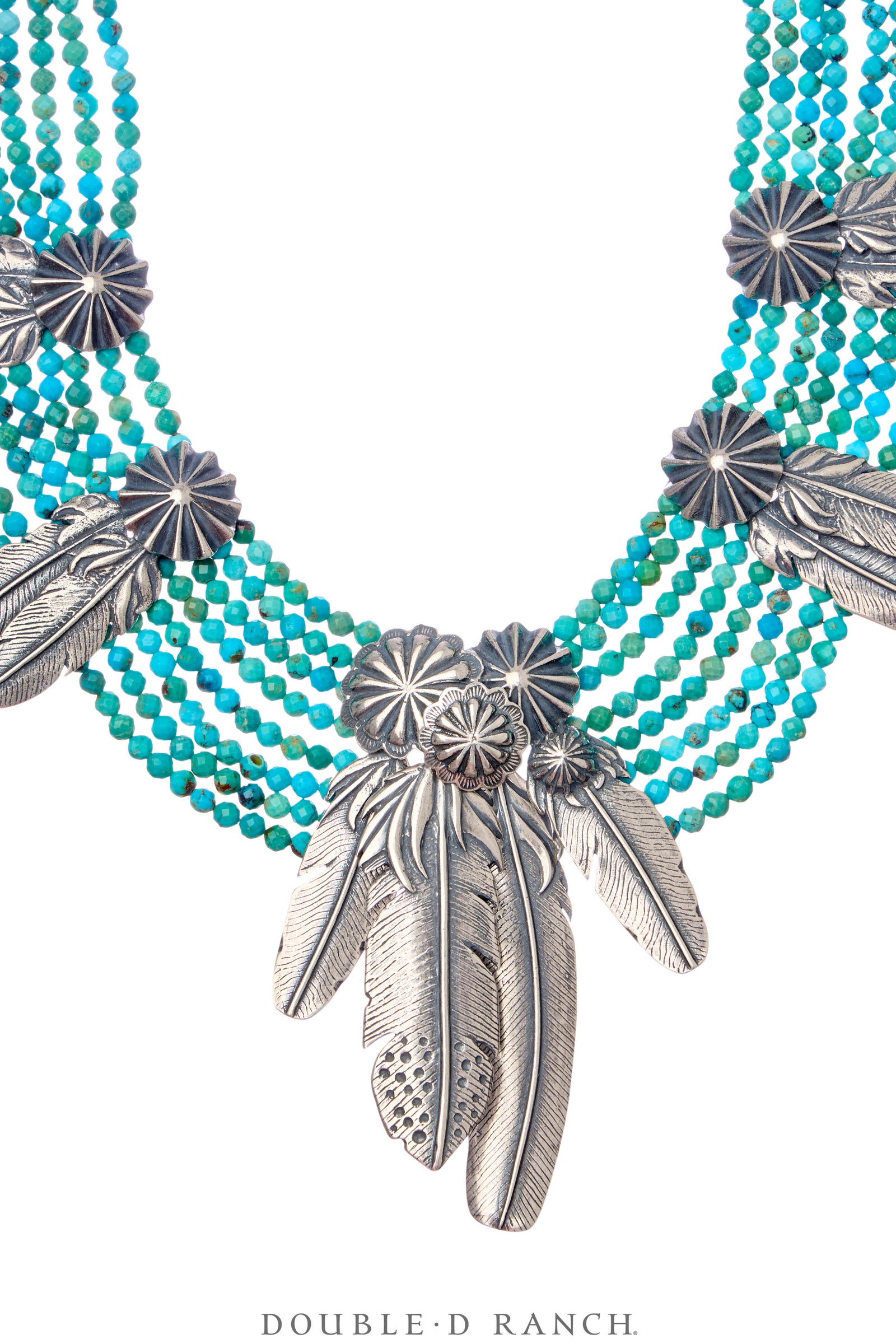 Necklace, Mummy's Bundle, by Double D Ranch, Francesca, Collar, Feathers, 110X