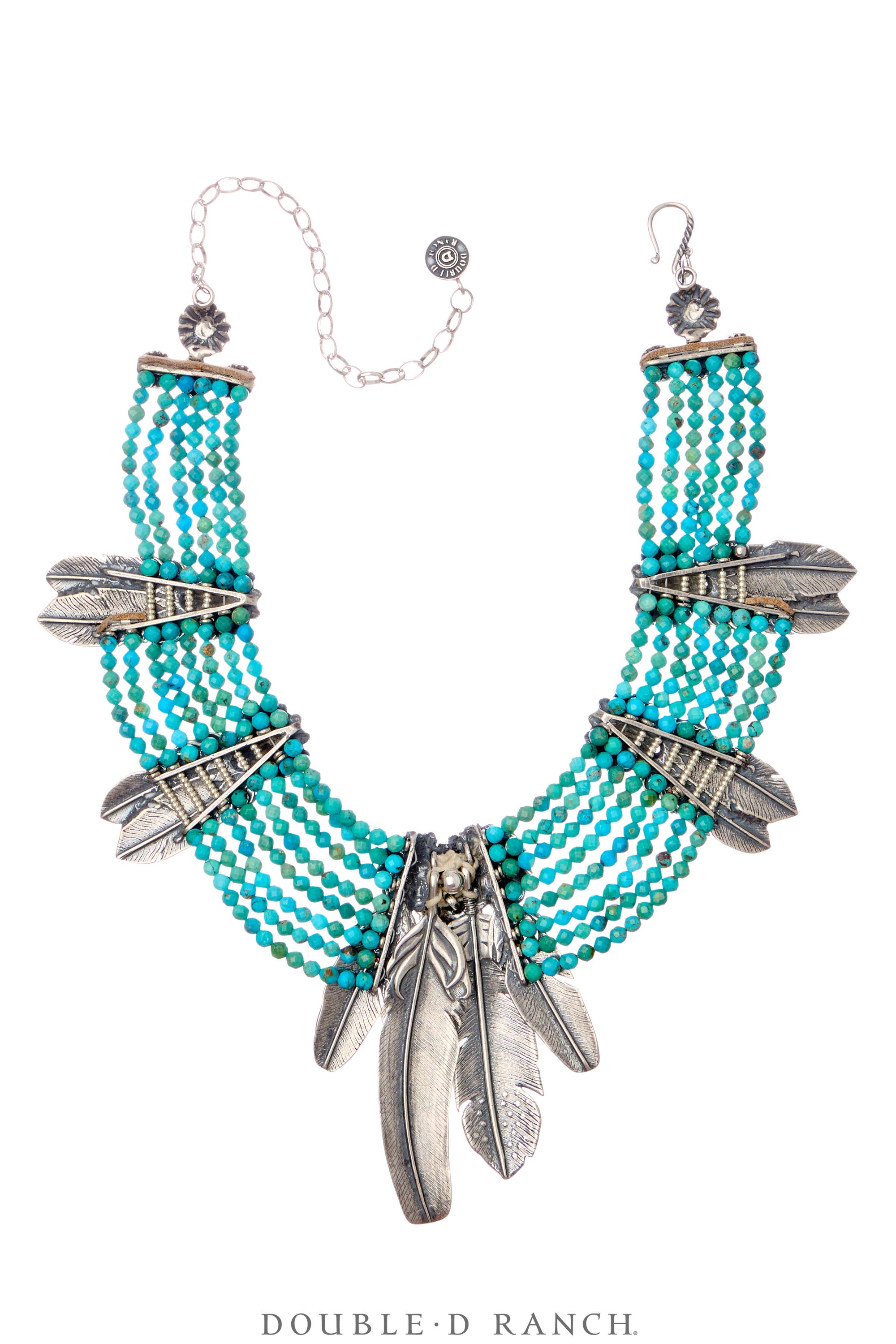Necklace, Mummy's Bundle, by Double D Ranch, Francesca, Collar, Feathers, 110X