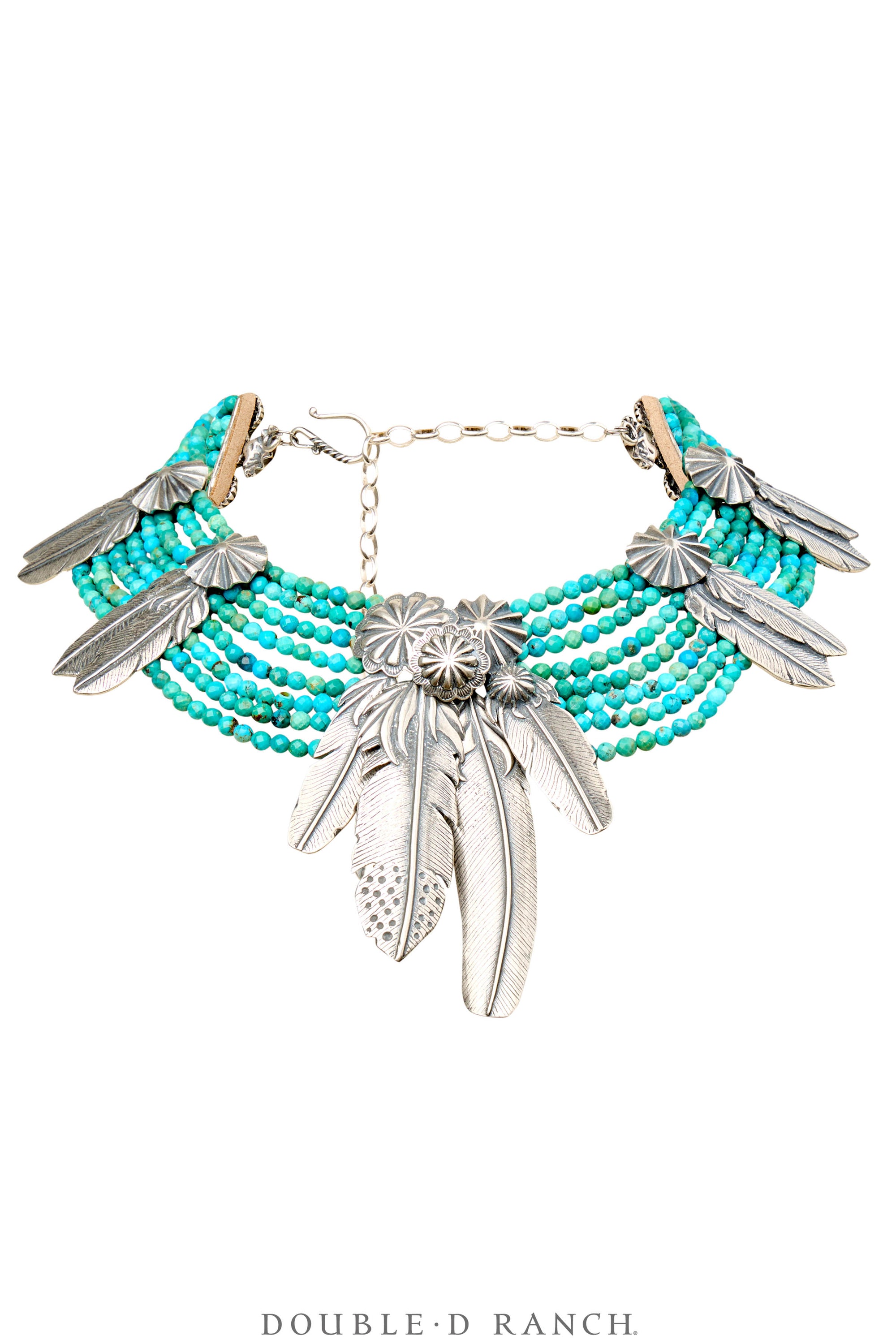 Necklace, Mummy's Bundle, by Double D Ranch, Francesca, Collar, Feathers, 110X