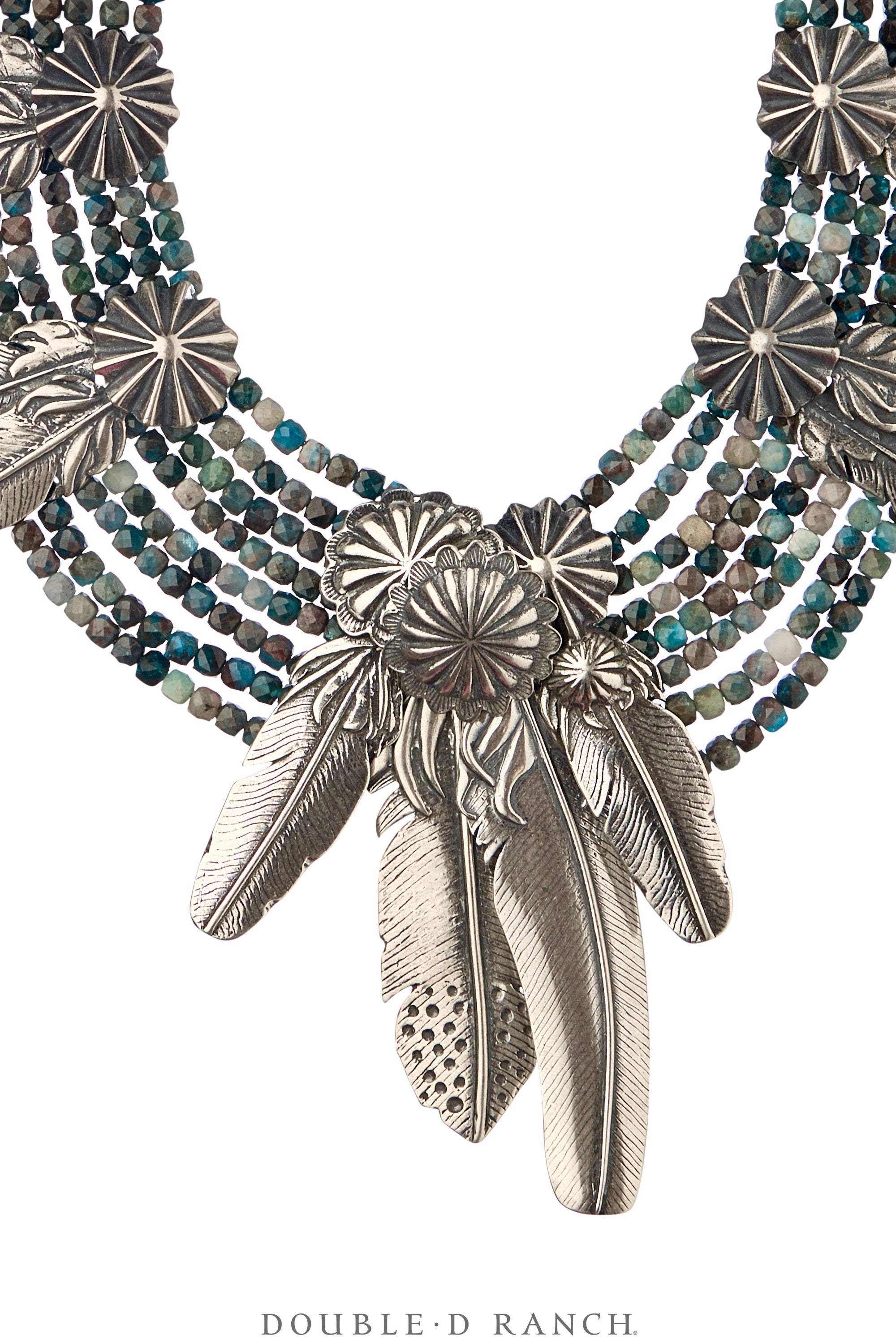 Necklace, Mummy's Bundle, by Double D Ranch, Francesca, Collar, Feathers, 110Y