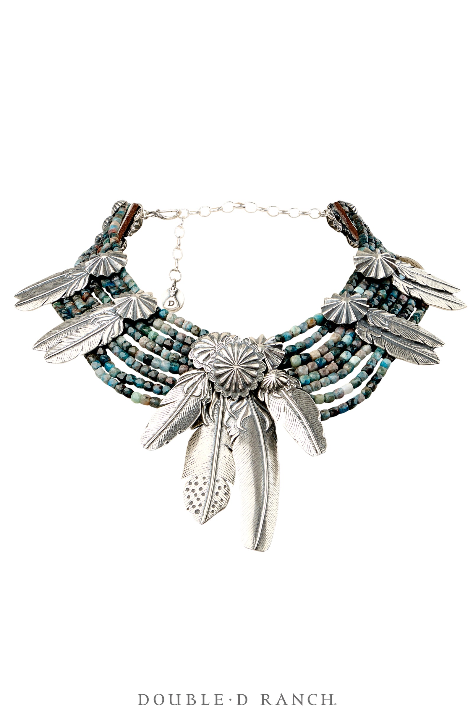 Necklace, Mummy's Bundle, by Double D Ranch, Francesca, Collar, Feathers, 110Y