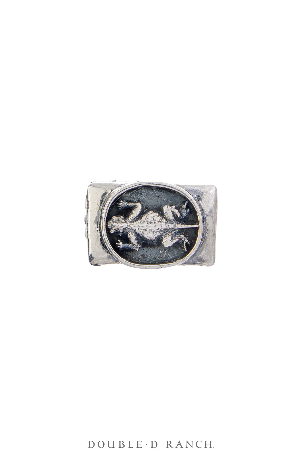 Ring, Dian Malouf, Sterling Silver, Horned Frog, Hallmark, Contemporary, 1678