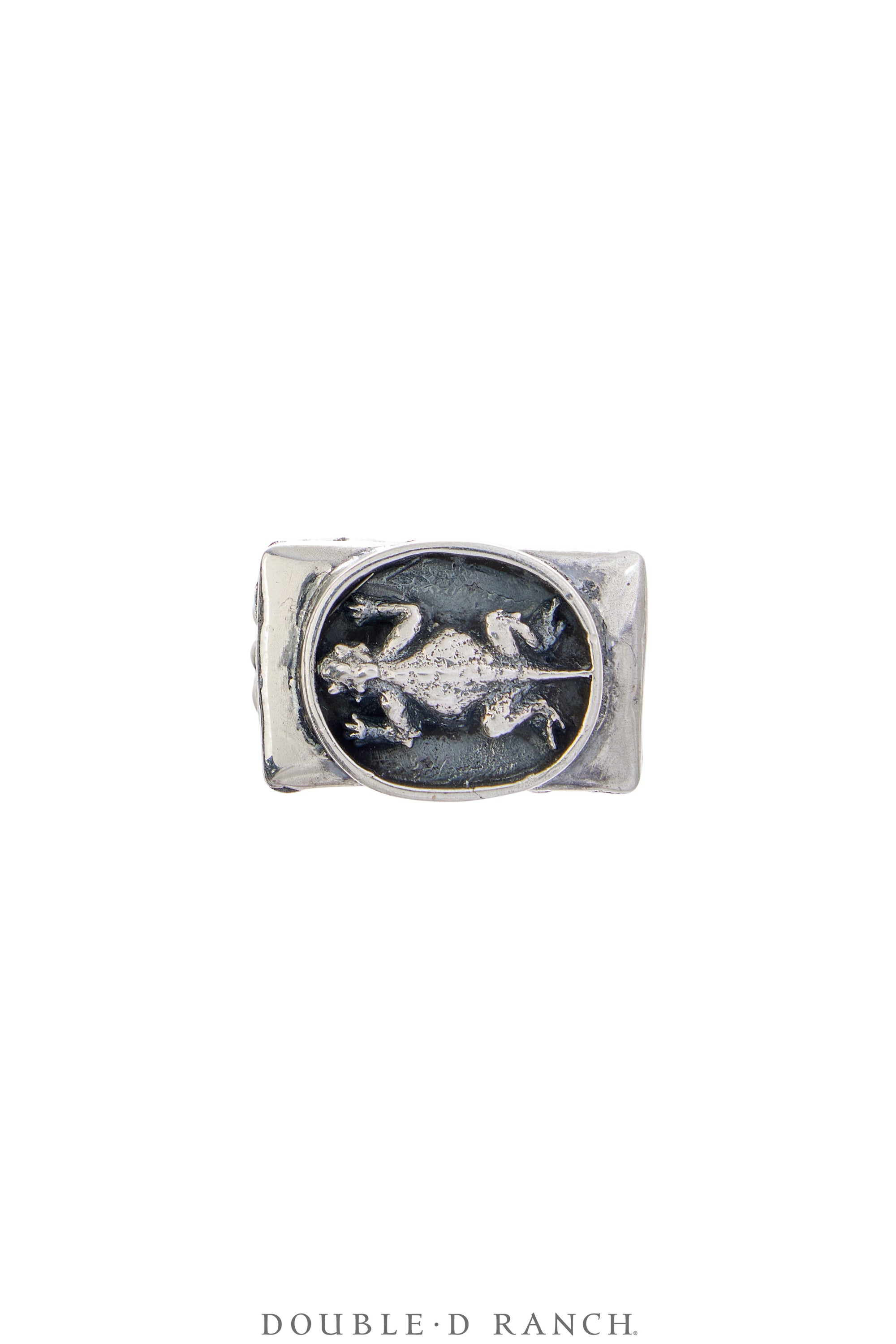 Ring, Dian Malouf, Sterling Silver, Horned Frog, Hallmark, Contemporary, 1678