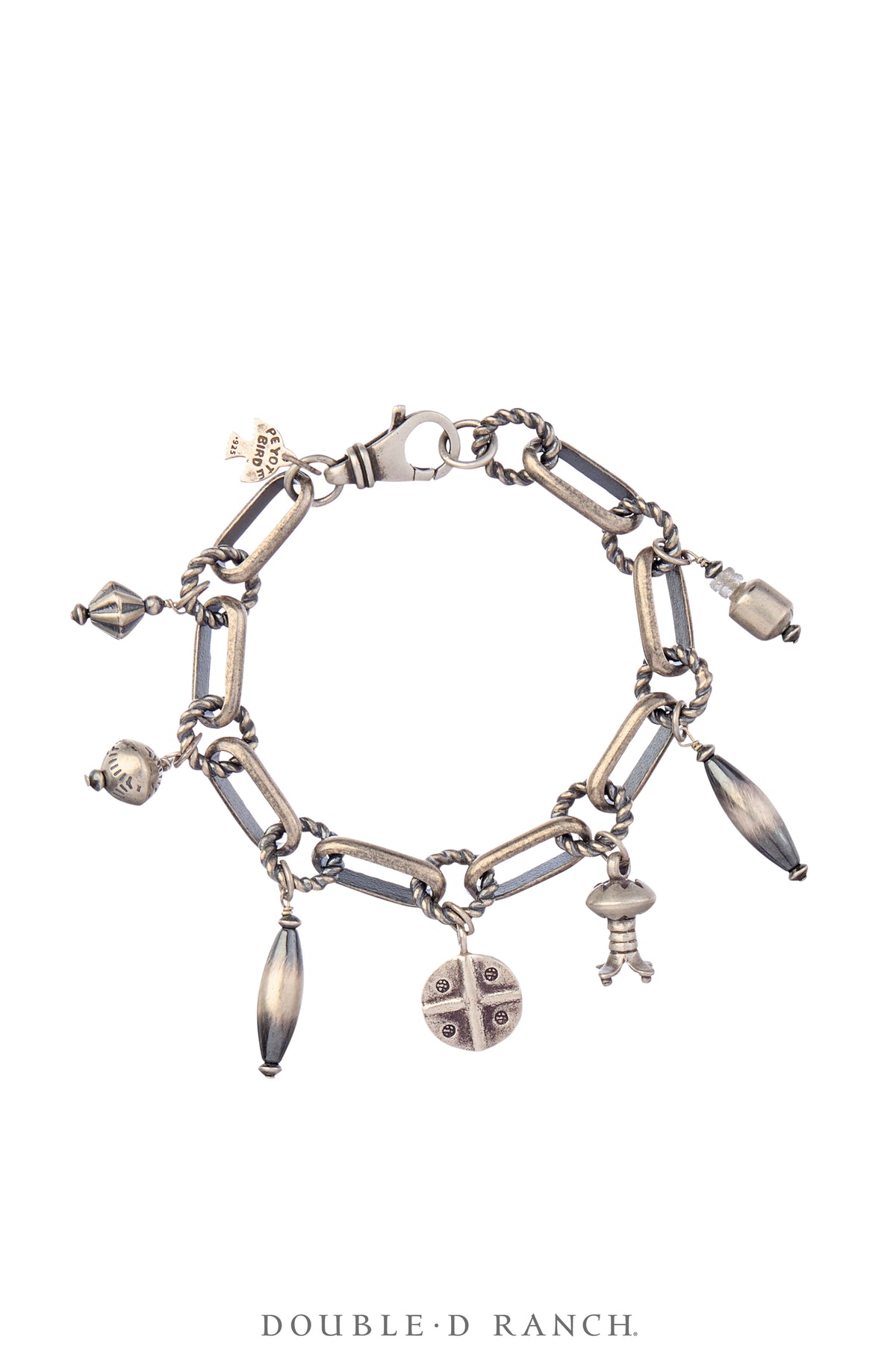 Bracelet, Charm, Sterling Silver, Blossom Charms, Hallmark, Contemporary, 3888