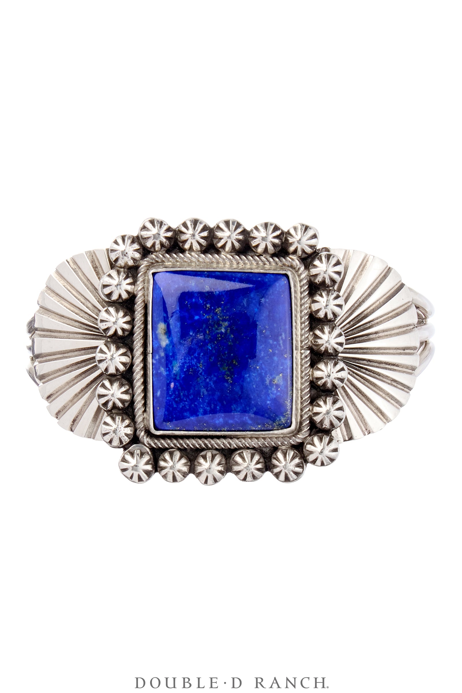 Cuff, Natural Stone, Lapis, Contemporary, 3908