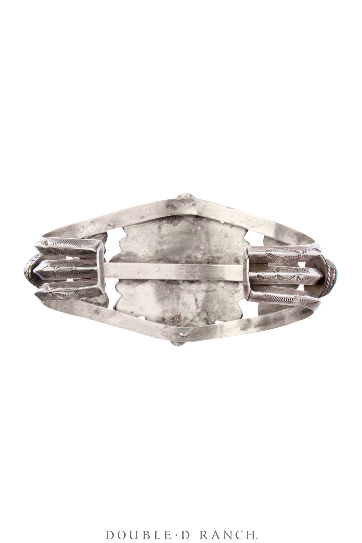 Cuff, Cluster, Turquoise, Royston Mine, Old Pawn, pre-'60s, 3929