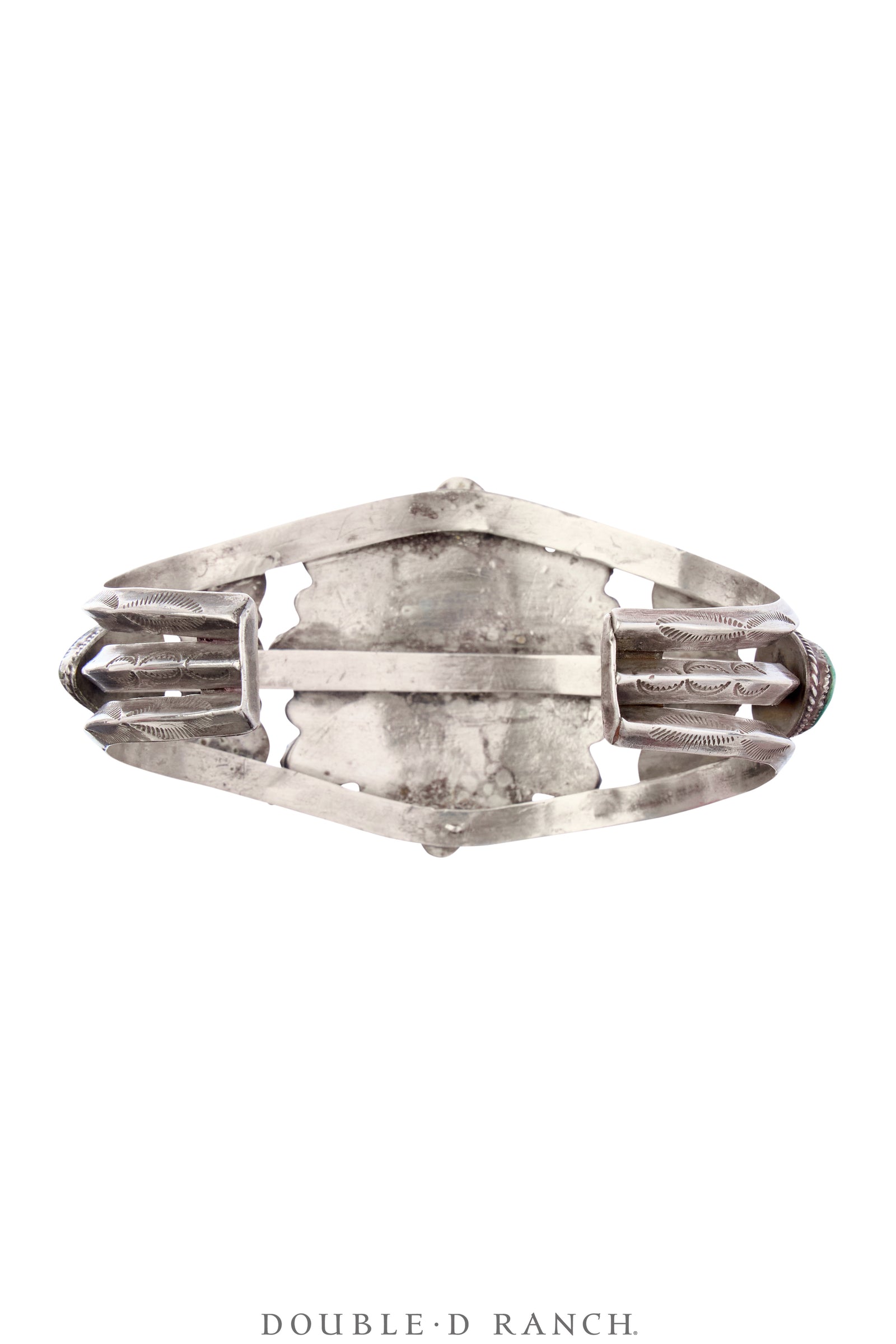 Cuff, Cluster, Turquoise, Royston Mine, Old Pawn, pre-'60s, 3929