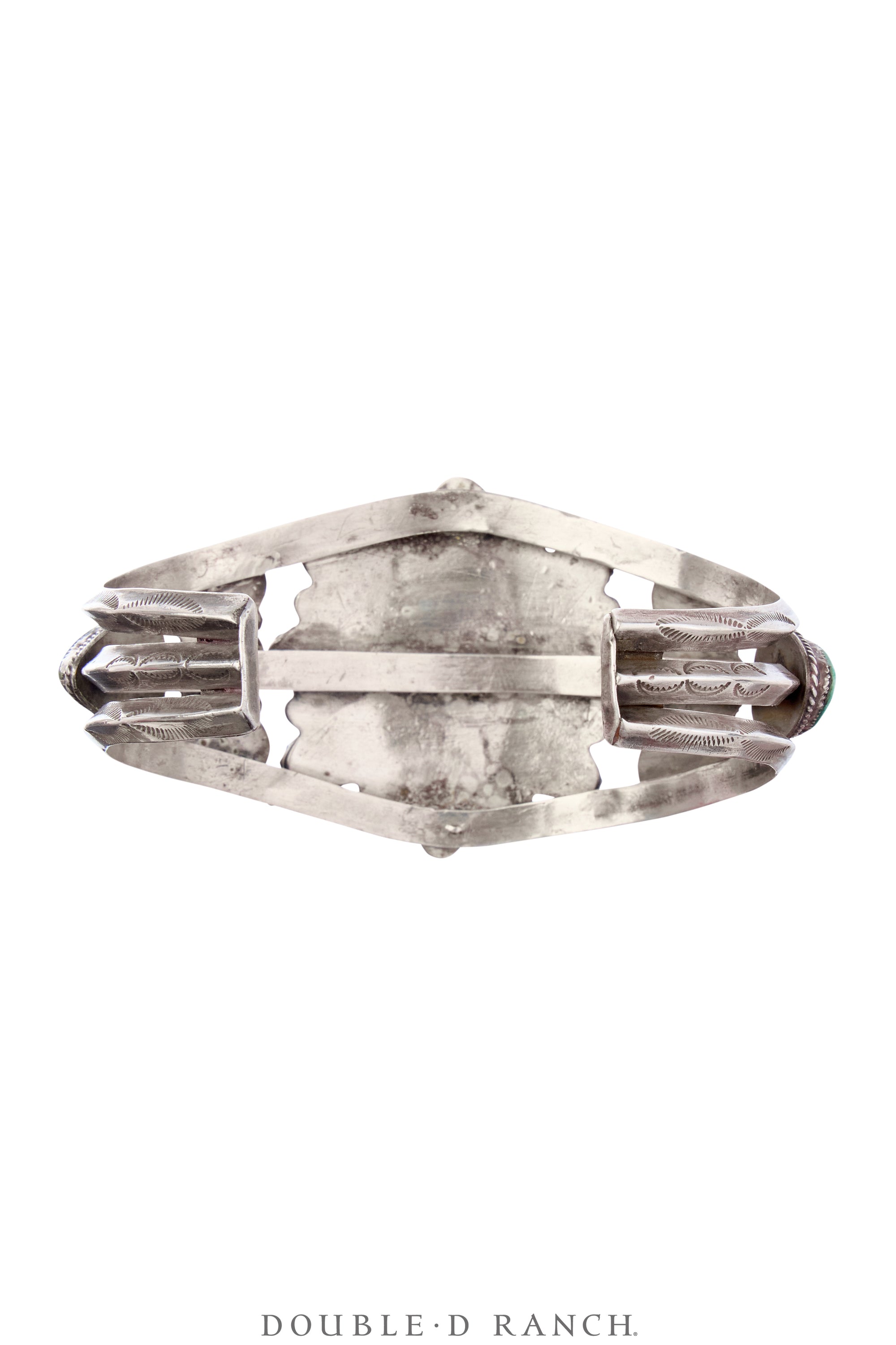 Cuff, Cluster, Turquoise, Royston Mine, Old Pawn, pre-'60s, 3929