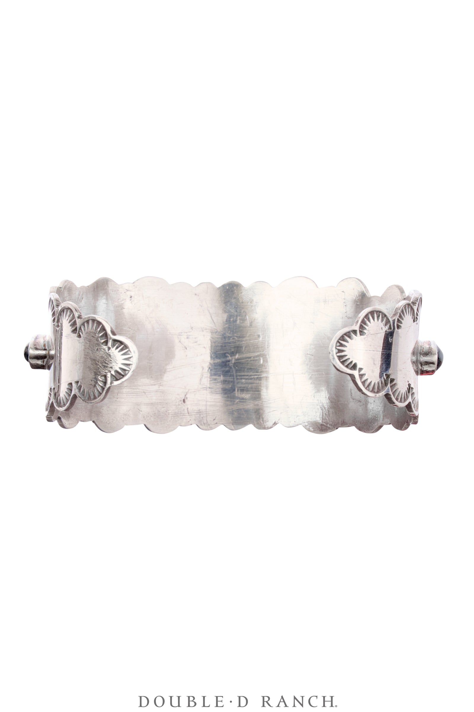 Cuff, Faceted Jewels, Cluster, Garnet, Hallmark, Contemporary, 3944