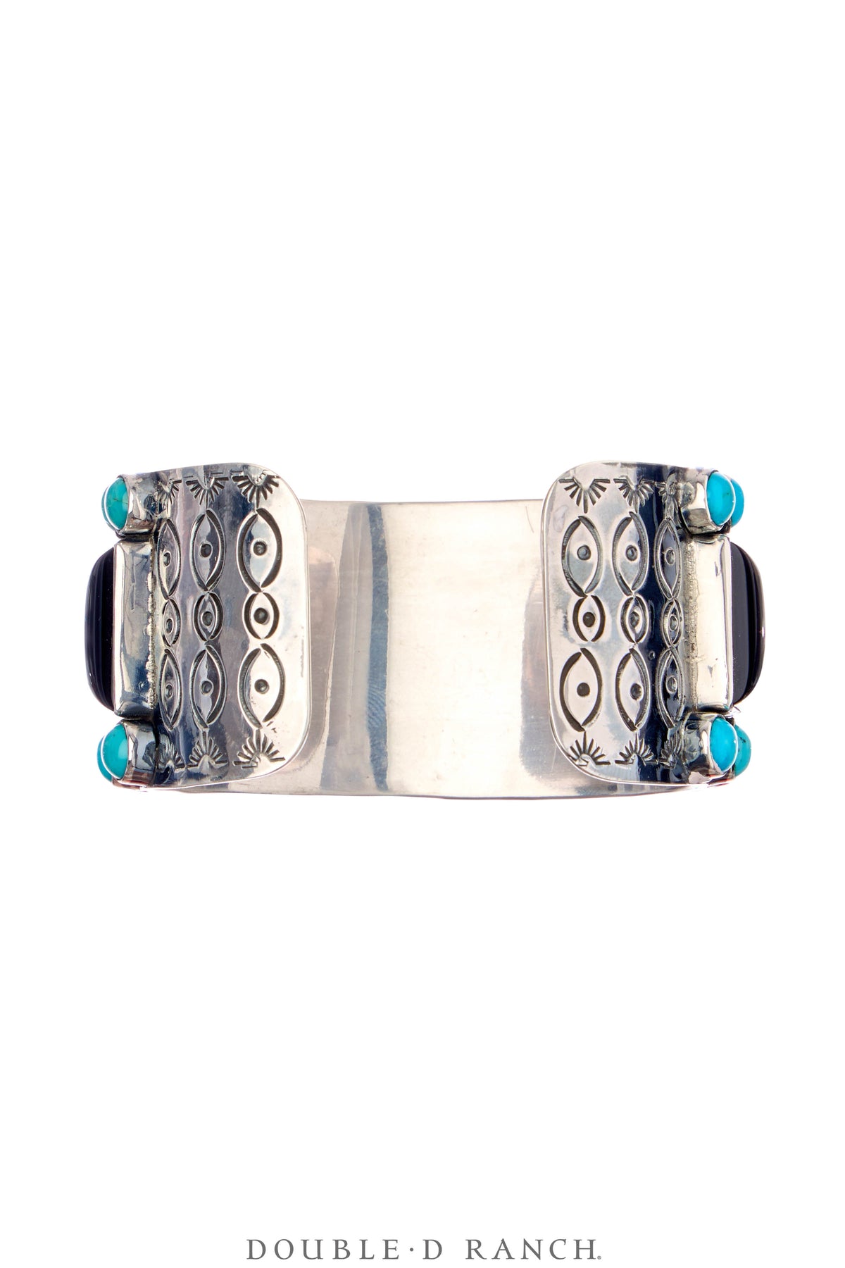 Cuff, Federico, Onyx and Turquoise, Hallmark, Contemporary, 4002