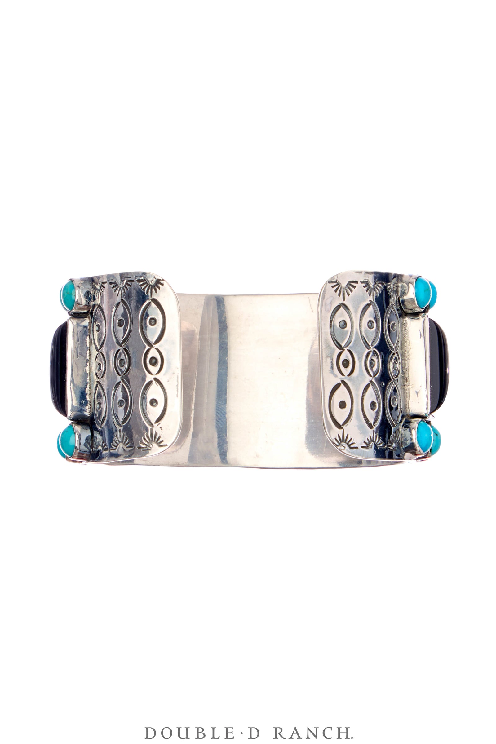 Cuff, Federico, Onyx and Turquoise, Hallmark, Contemporary, 4002