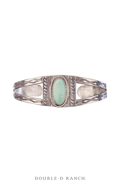 Cuff, Fred Harvey Railroad Era, Turquoise, Vintage '40s, 4055