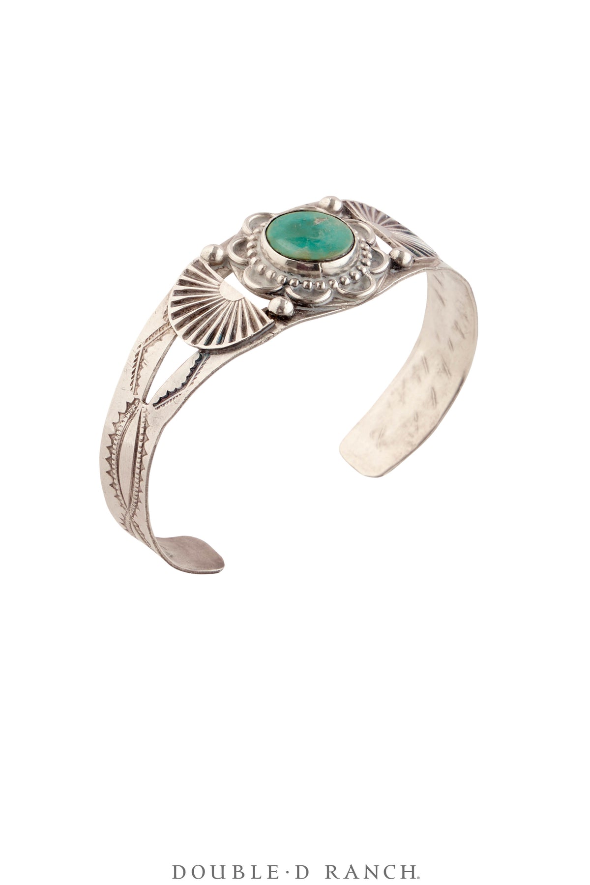 Cuff, Fred Harvey Railroad Era, Turquoise, Vintage ‘40s, 4056