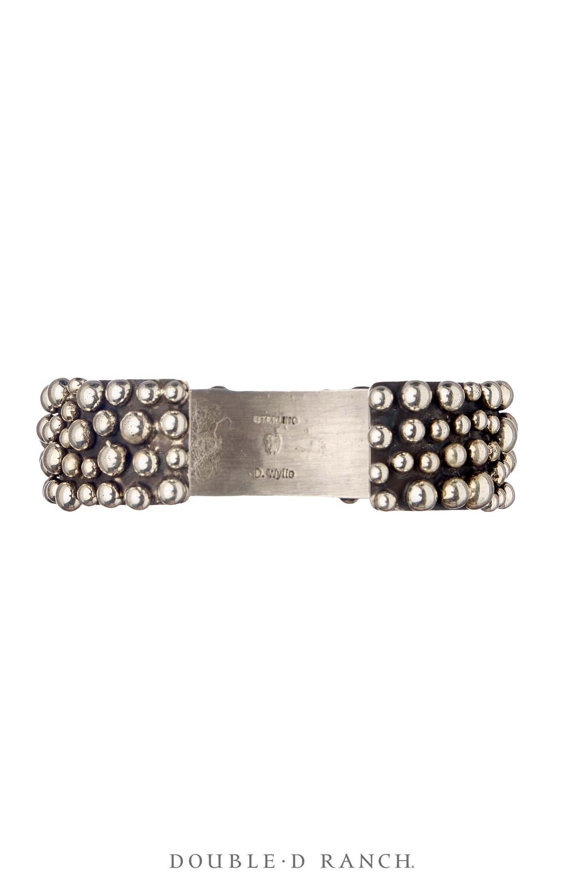 Cuff, Blackened Bubble, Turquoise, Sterling Silver, Hallmark, Contemporary, 4073