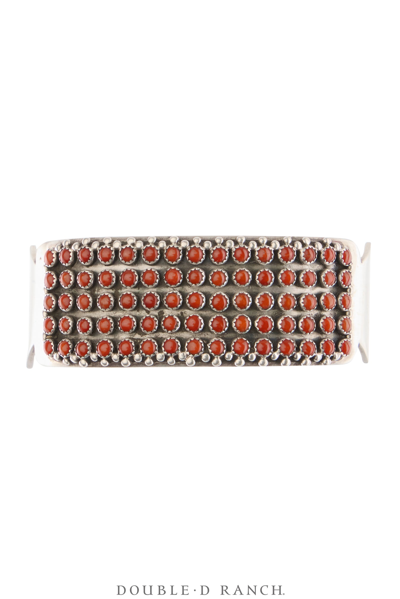 Cuff, Row, Coral, 5 Row, Livingston Hallmark, Vintage, 4122