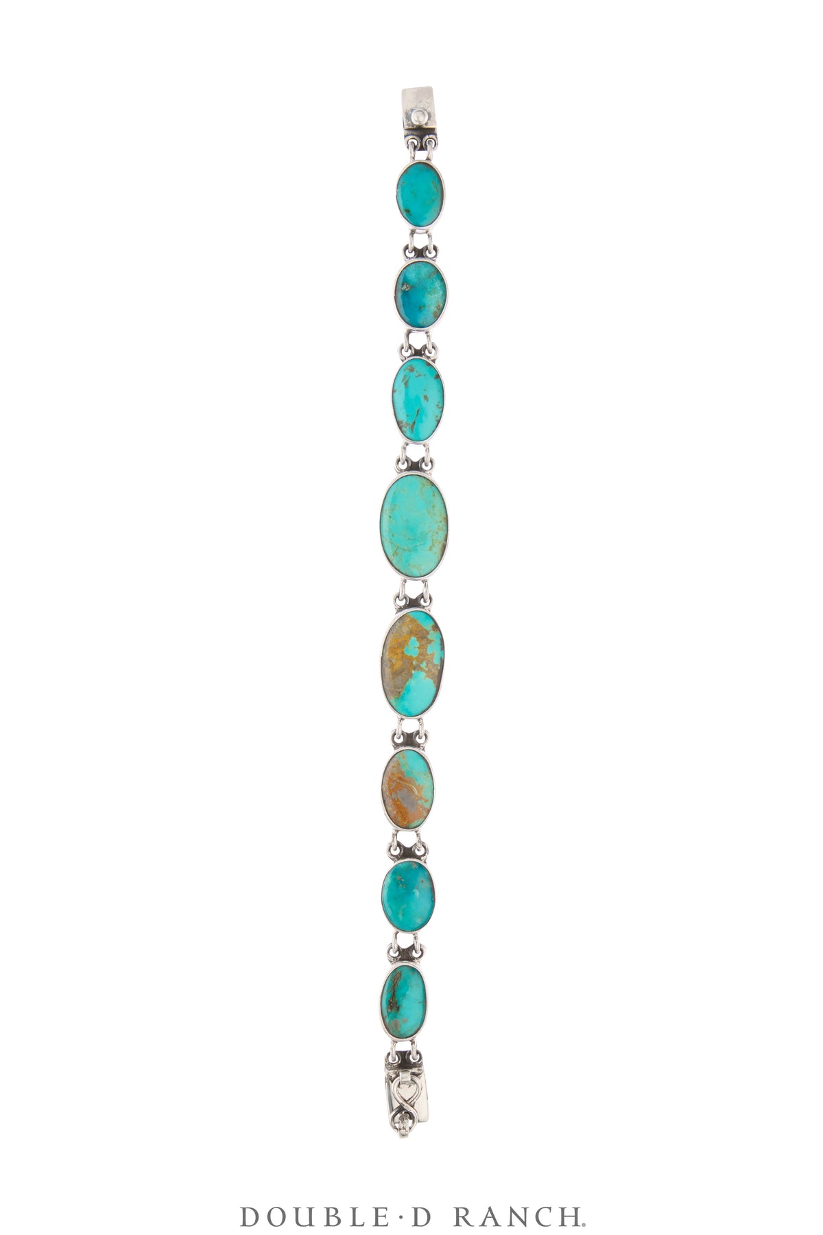 Bracelet, Federico, Chain Inlay, Turquoise, Hallmark, Contemporary, 4124