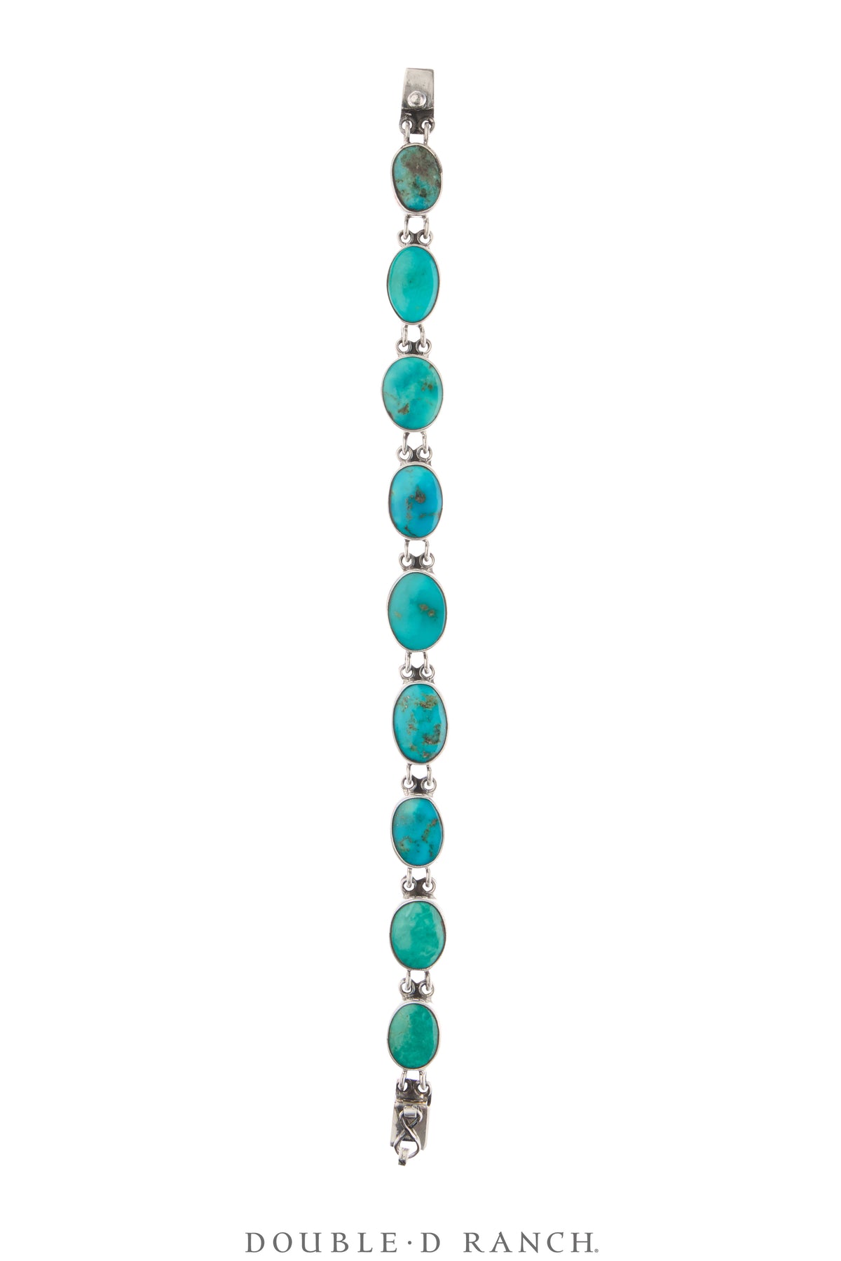 Bracelet, Federico, Chain Inlay, Turquoise, Hallmark, Contemporary, 4125