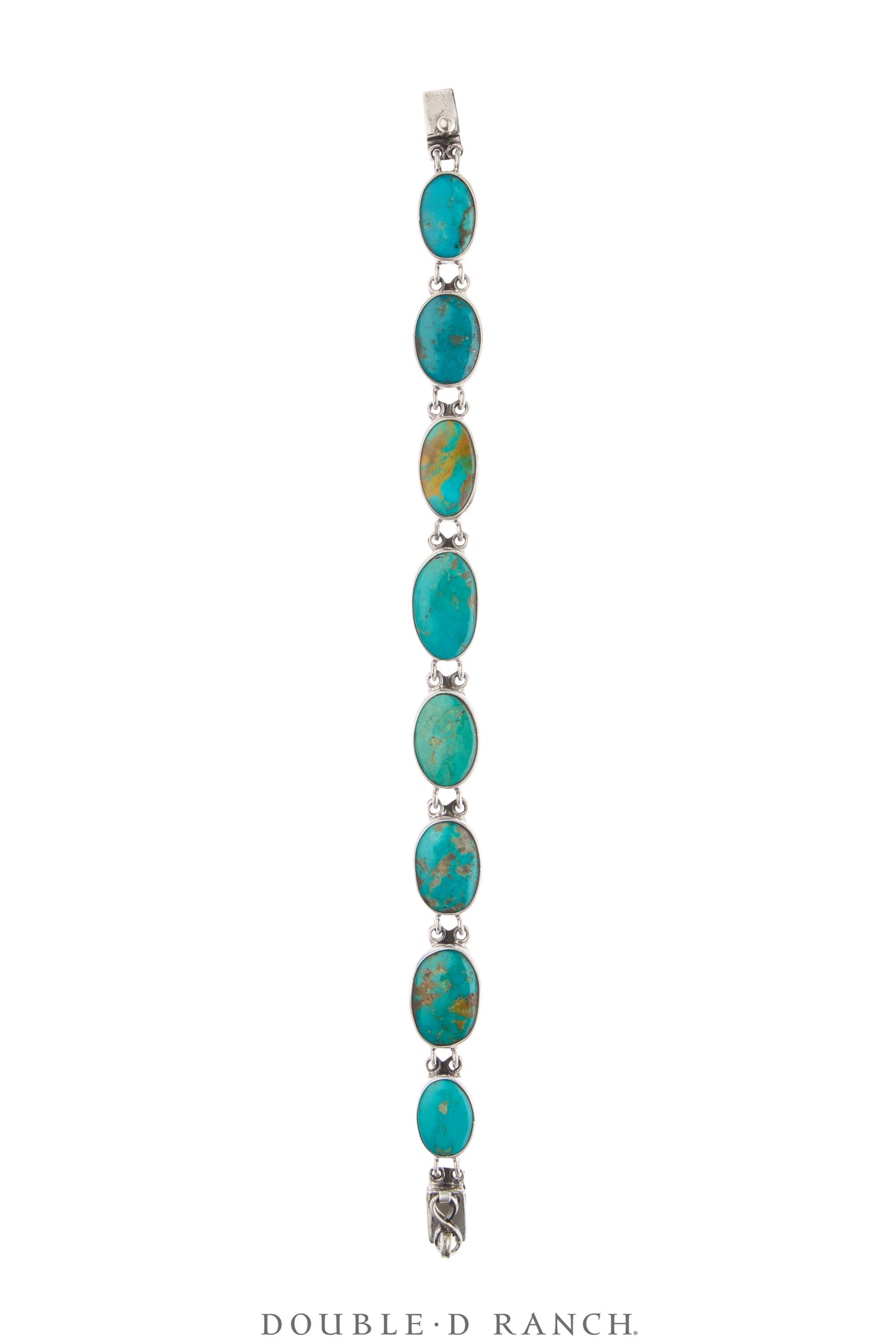 Bracelet, Federico, Chain Inlay, Turquoise, Hallmark, Contemporary, 4126