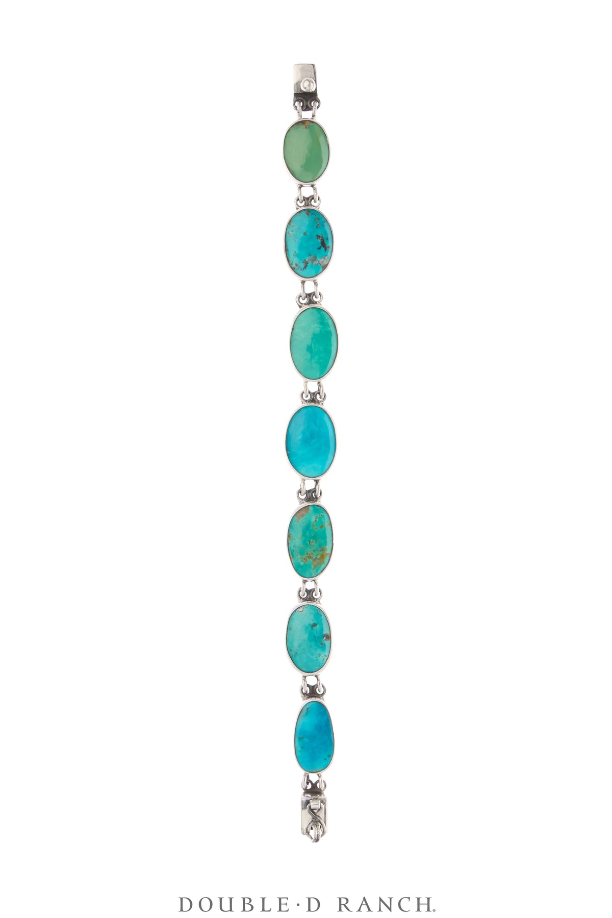 Bracelet, Federico, Chain Inlay, Turquoise, Hallmark, Contemporary, 4129