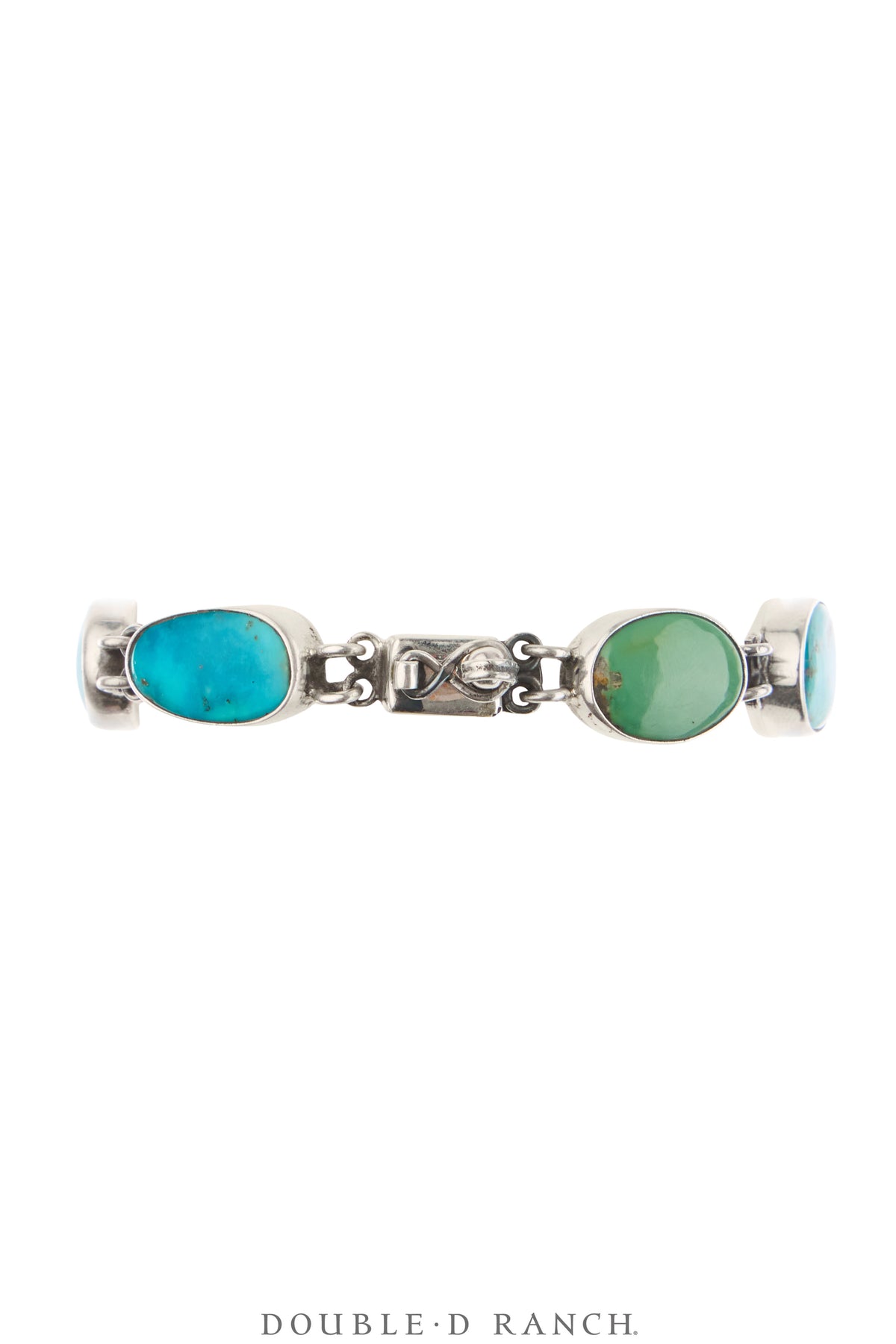 Bracelet, Federico, Chain Inlay, Turquoise, Hallmark, Contemporary, 4129