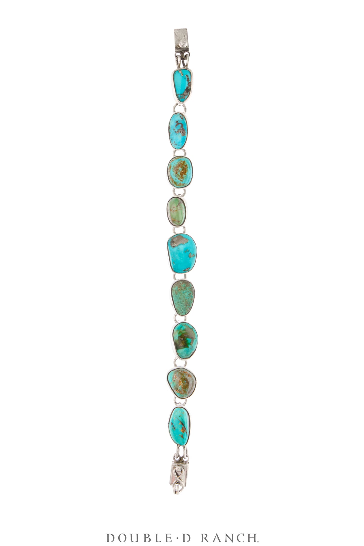 Bracelet, Federico, Chain Inlay, Turquoise, Hallmark, Contemporary, 4132