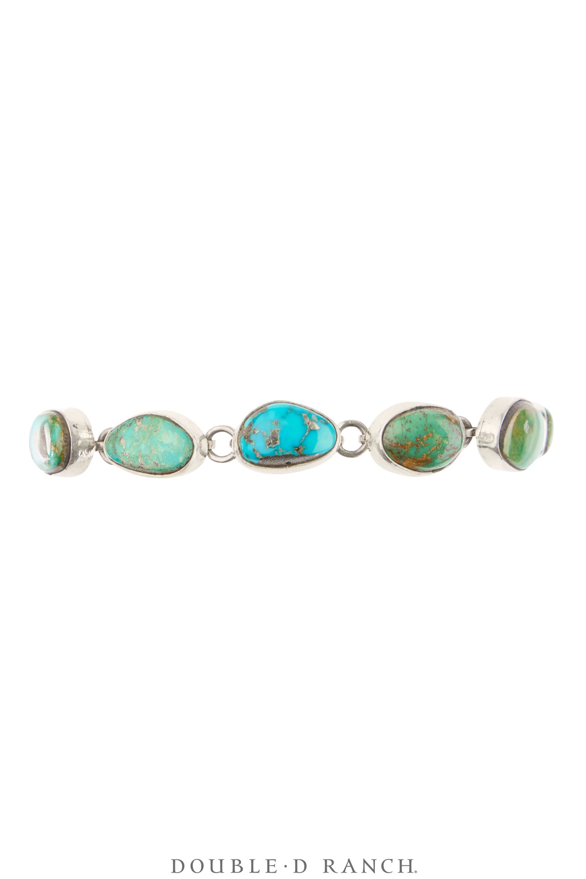 Bracelet, Federico, Chain Inlay, Turquoise, Hallmark, Contemporary, 4133