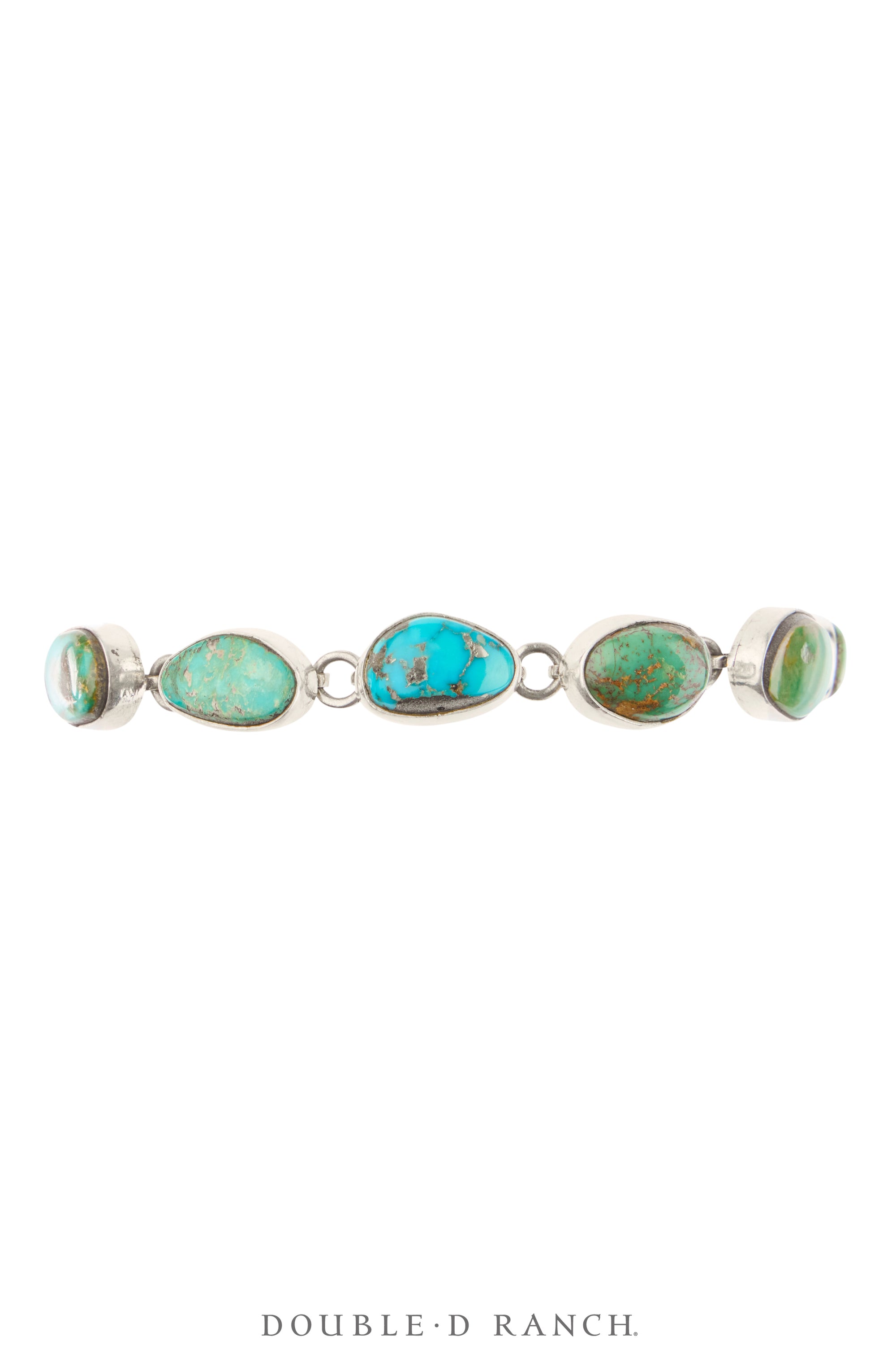 Bracelet, Federico, Chain Inlay, Turquoise, Hallmark, Contemporary, 4133
