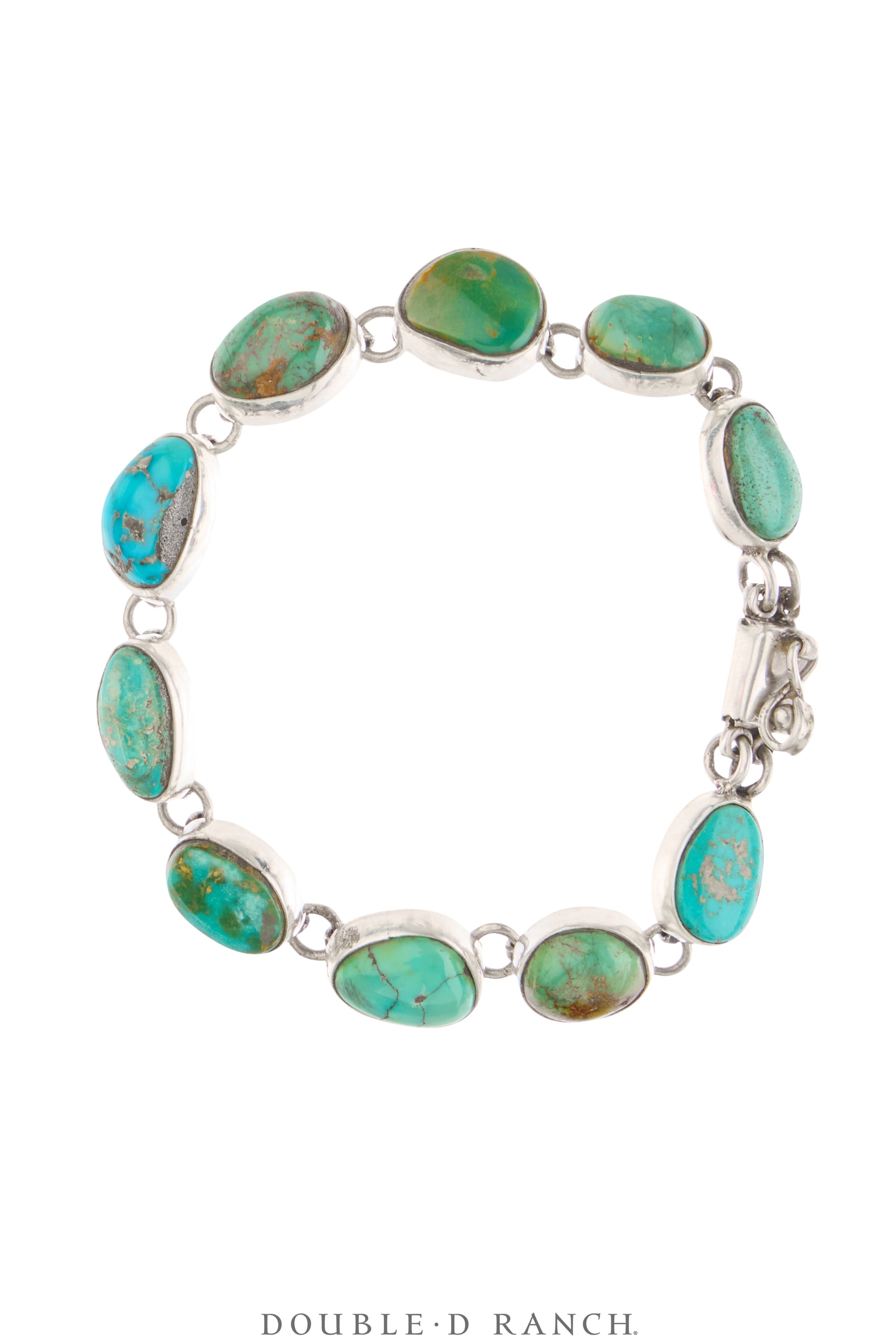 Bracelet, Federico, Chain Inlay, Turquoise, Hallmark, Contemporary, 4133
