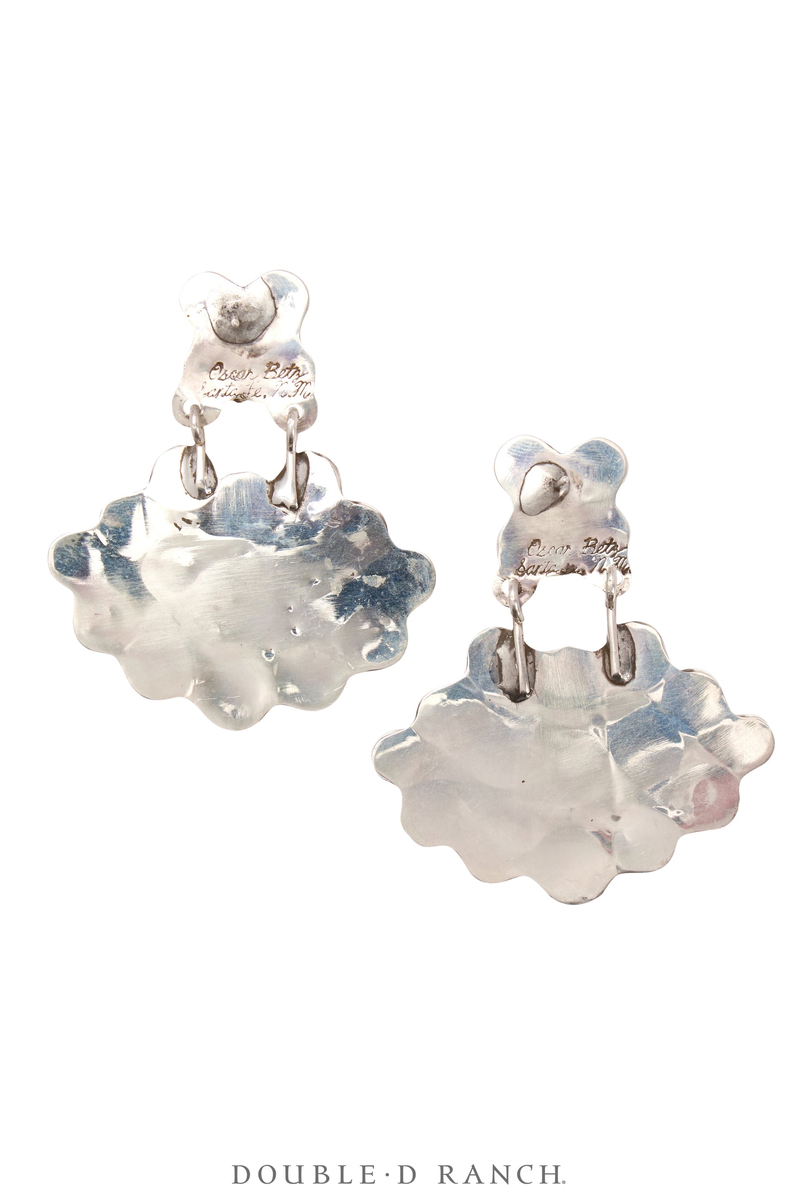 Earrings, Oscar Betz, Chandelier, Turquoise, Sweeps, Hallmark, Contemporary, 1807