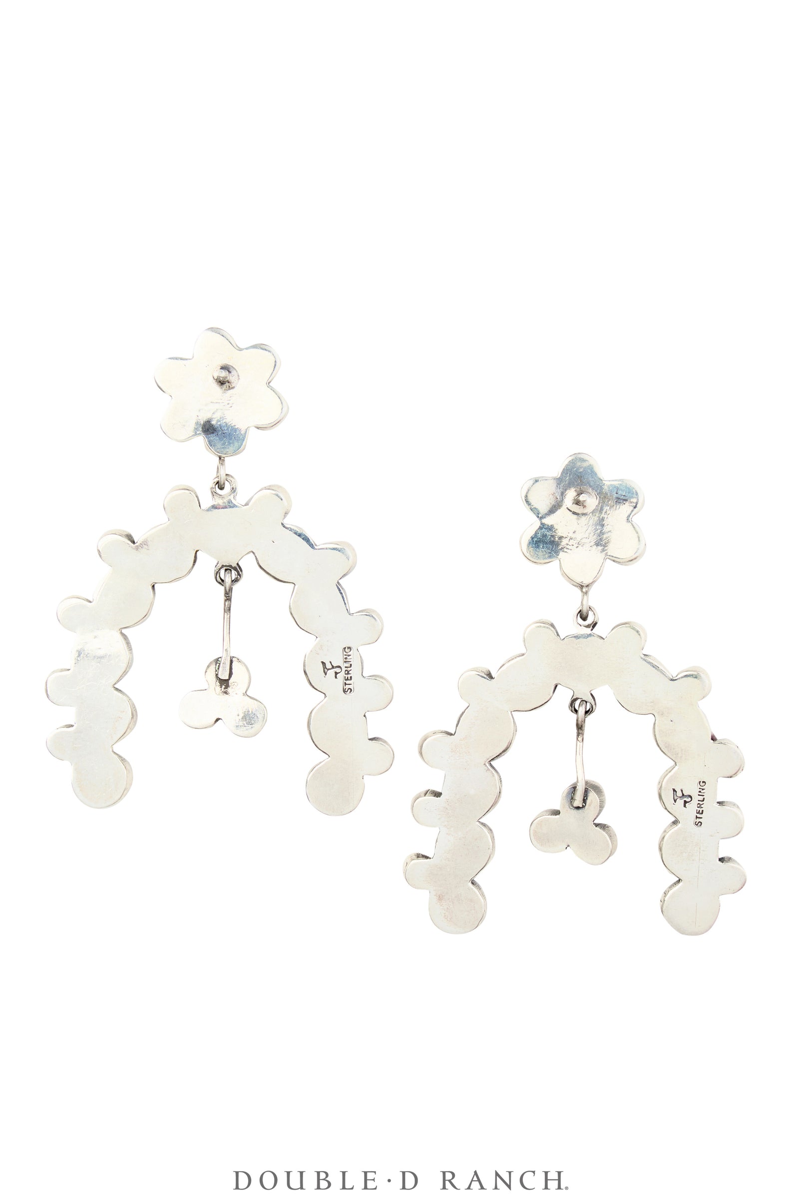 Earrings, Federico, Dangle, Mother of Pearl, Hallmark, Contemporary, 1906