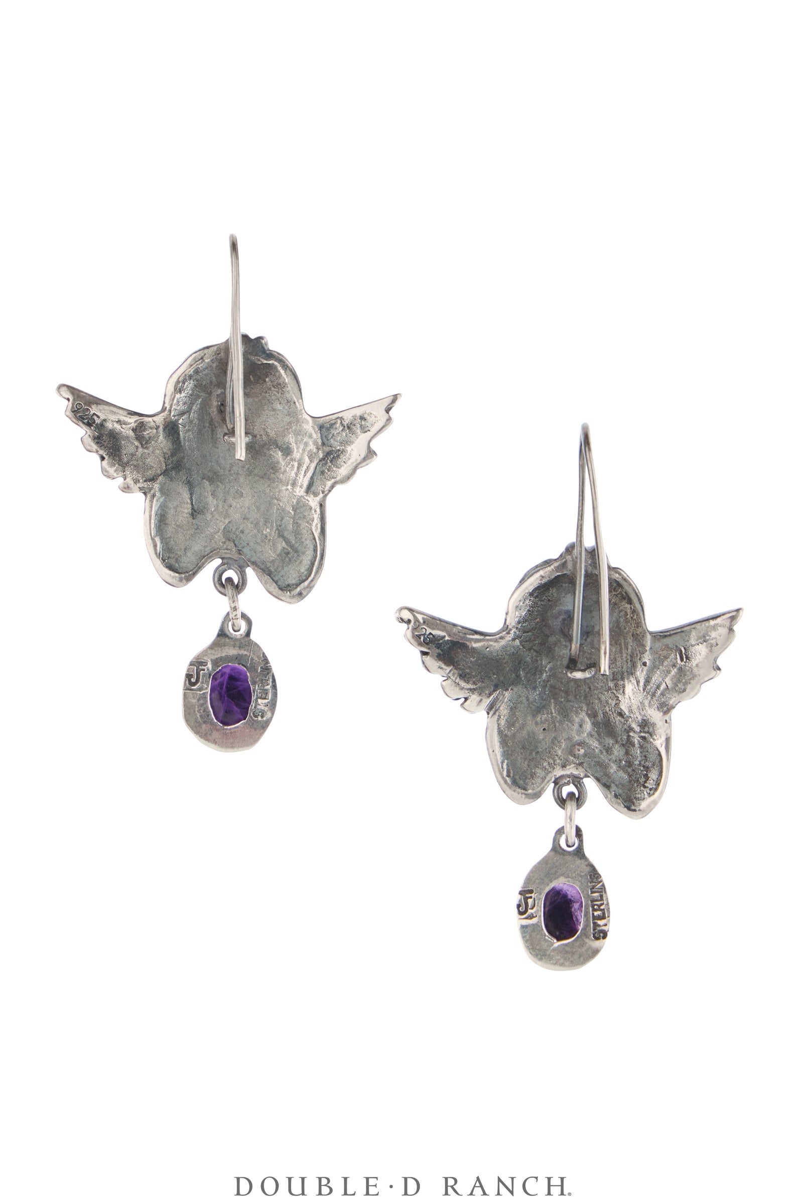 Earrings, Federico, Drop, Peridot, Cherubs,  Hallmark, Contemporary, 1910C