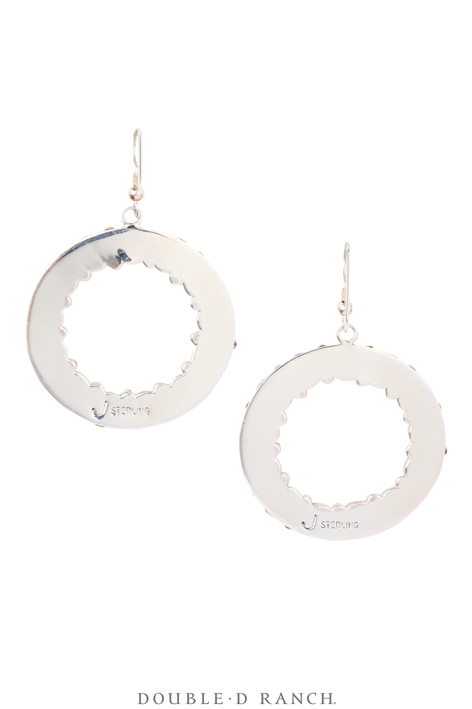 Earrings, Hoops, Coral, Hallmark, Contemporary, 1926