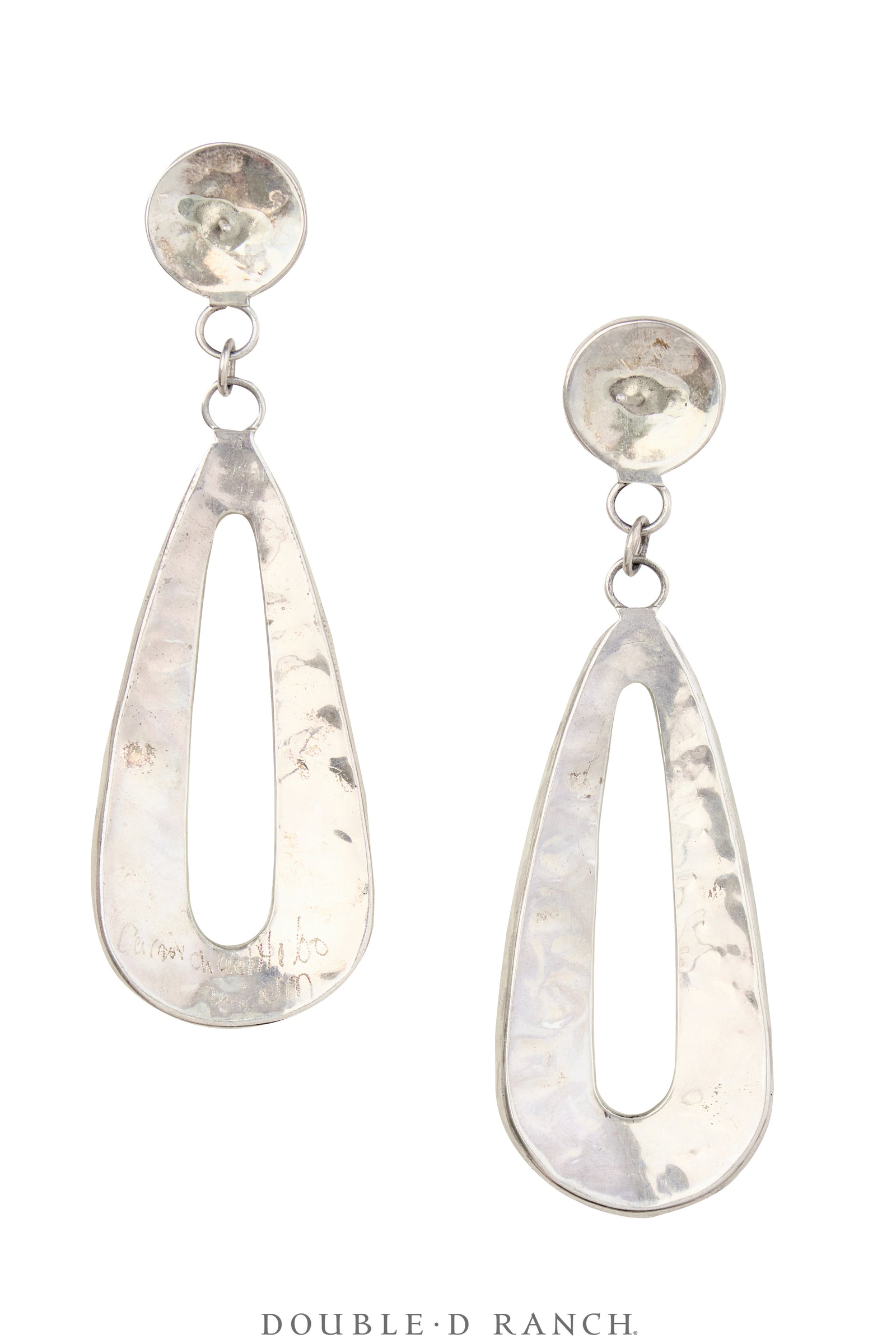 Earrings, Inlay, Opal, Fishscale, Haloo Hallmark, Contemporary, 1979