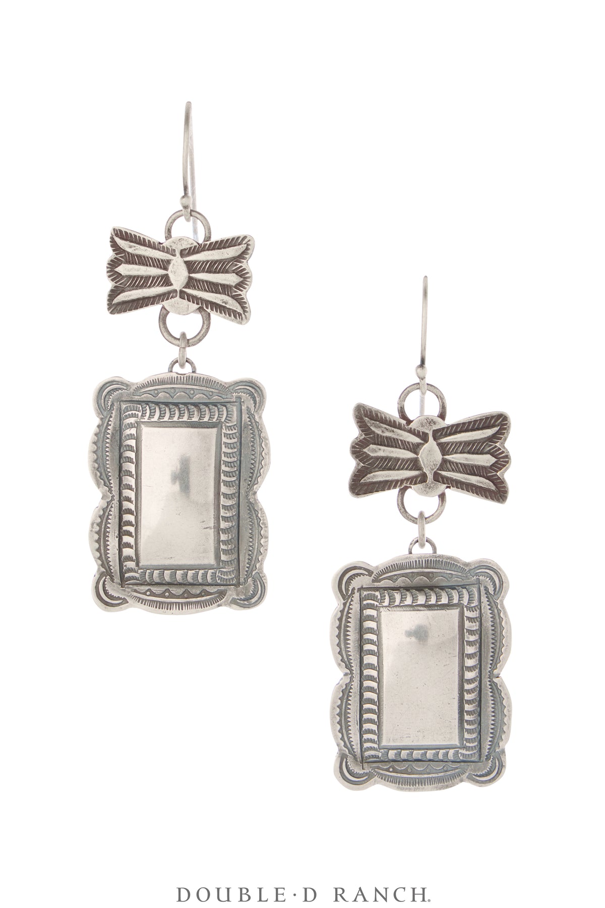 Earrings, Repurposed, Concho, Up-Cycled, Vintage, 2103