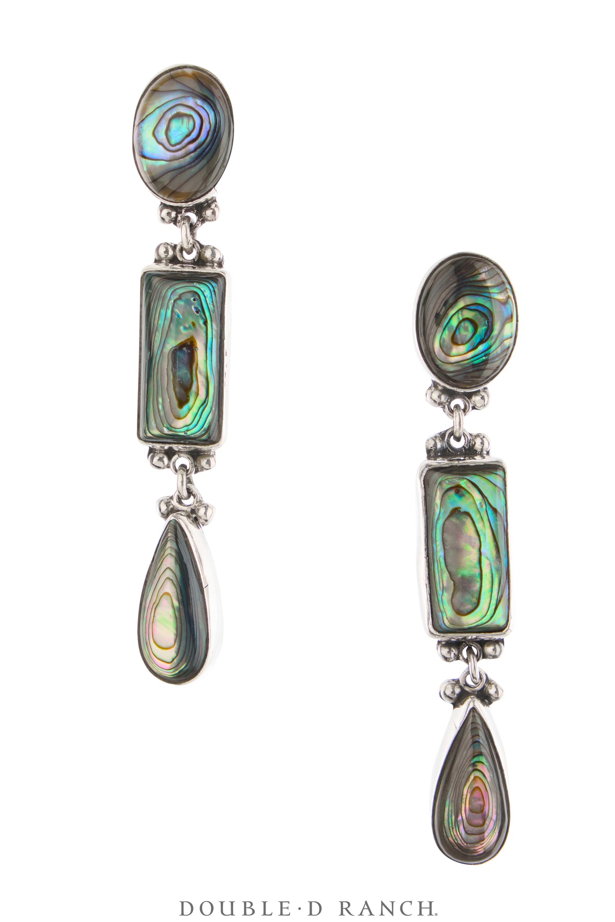 Earrings, Federico, Drop, Abalone, Hallmark, Contemporary, 2167
