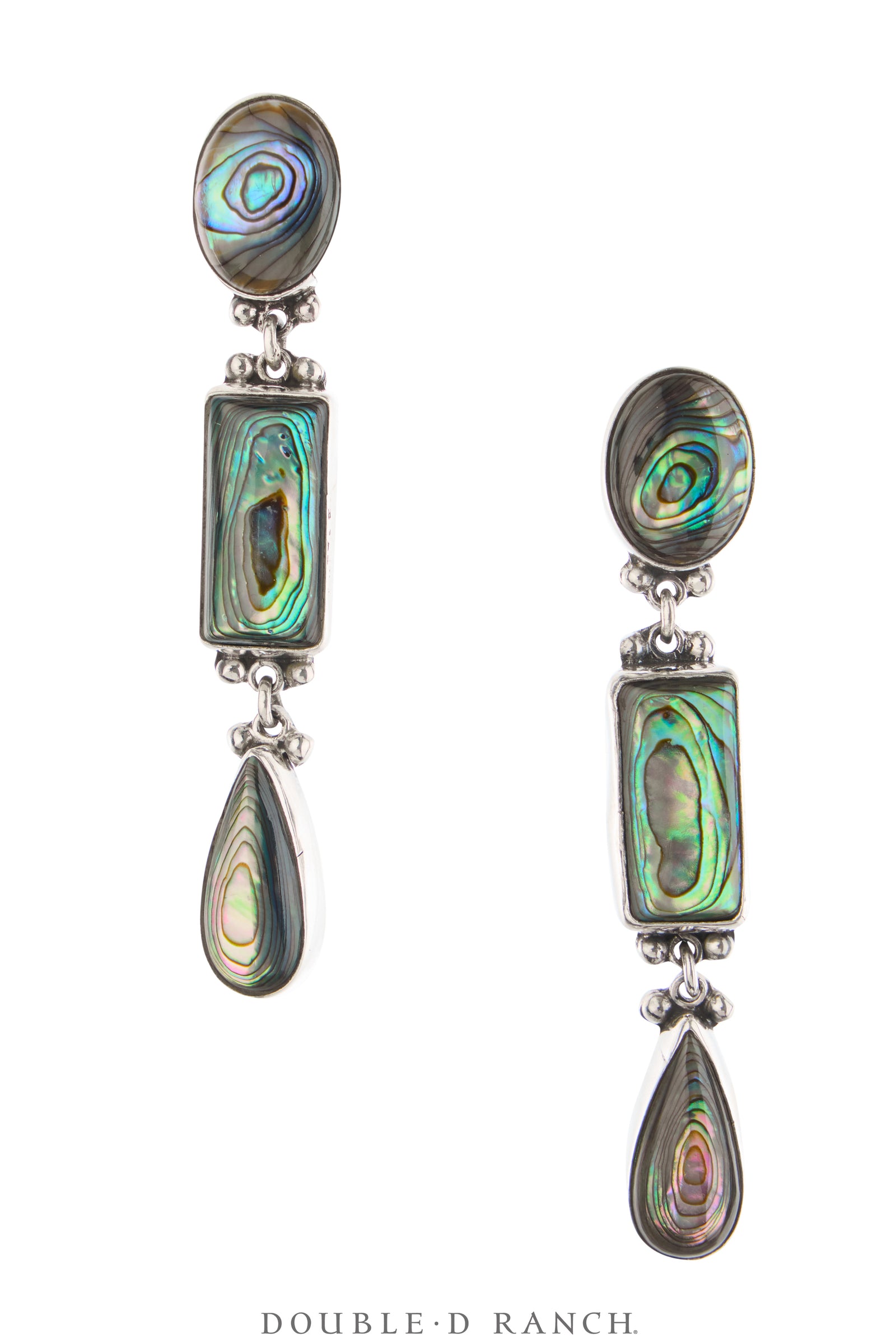 Earrings, Federico, Drop, Abalone, Hallmark, Contemporary, 2167