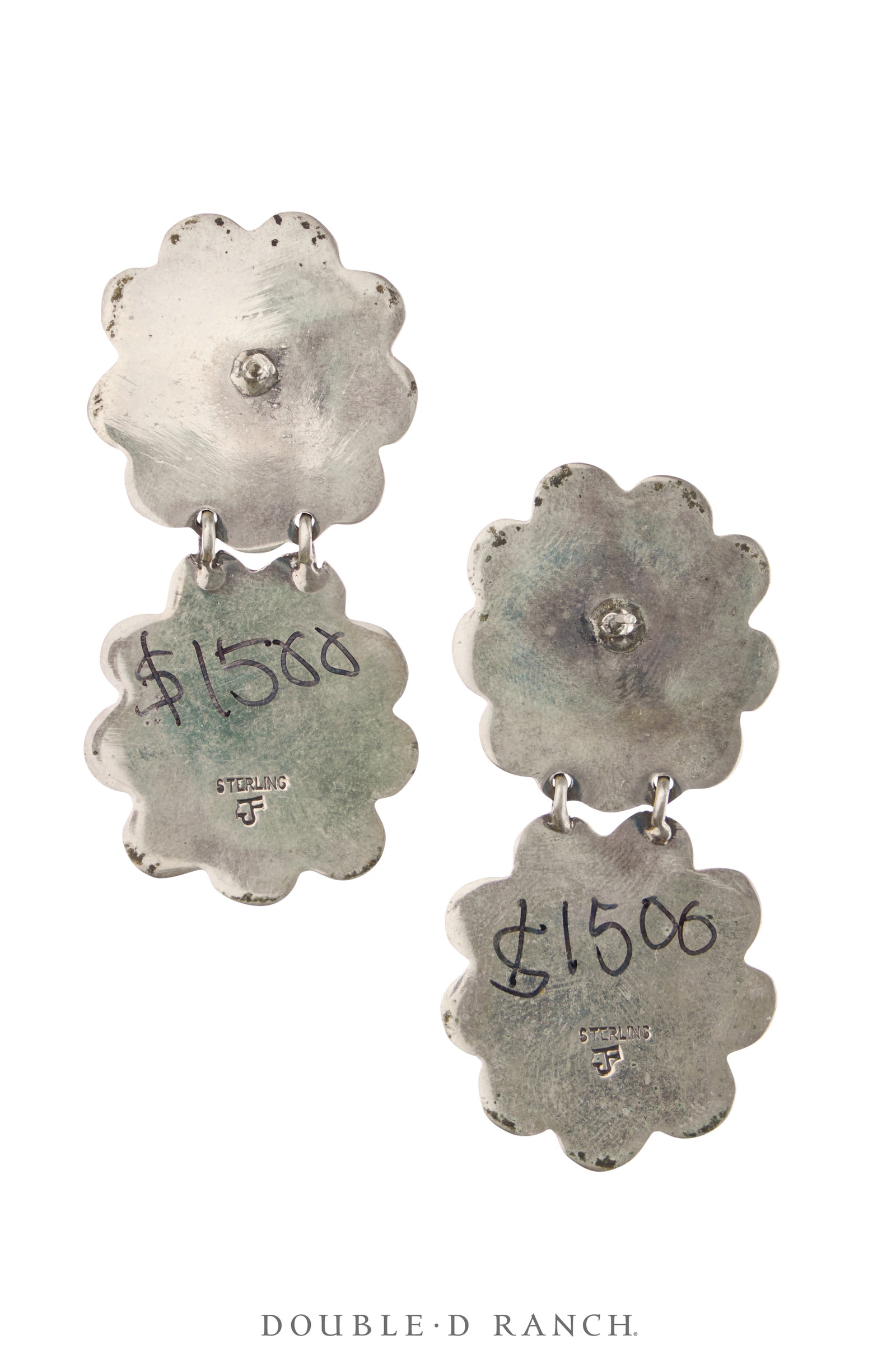 Earrings, Federico, Cluster, Coral, Hallmark, Contemporary, 2169