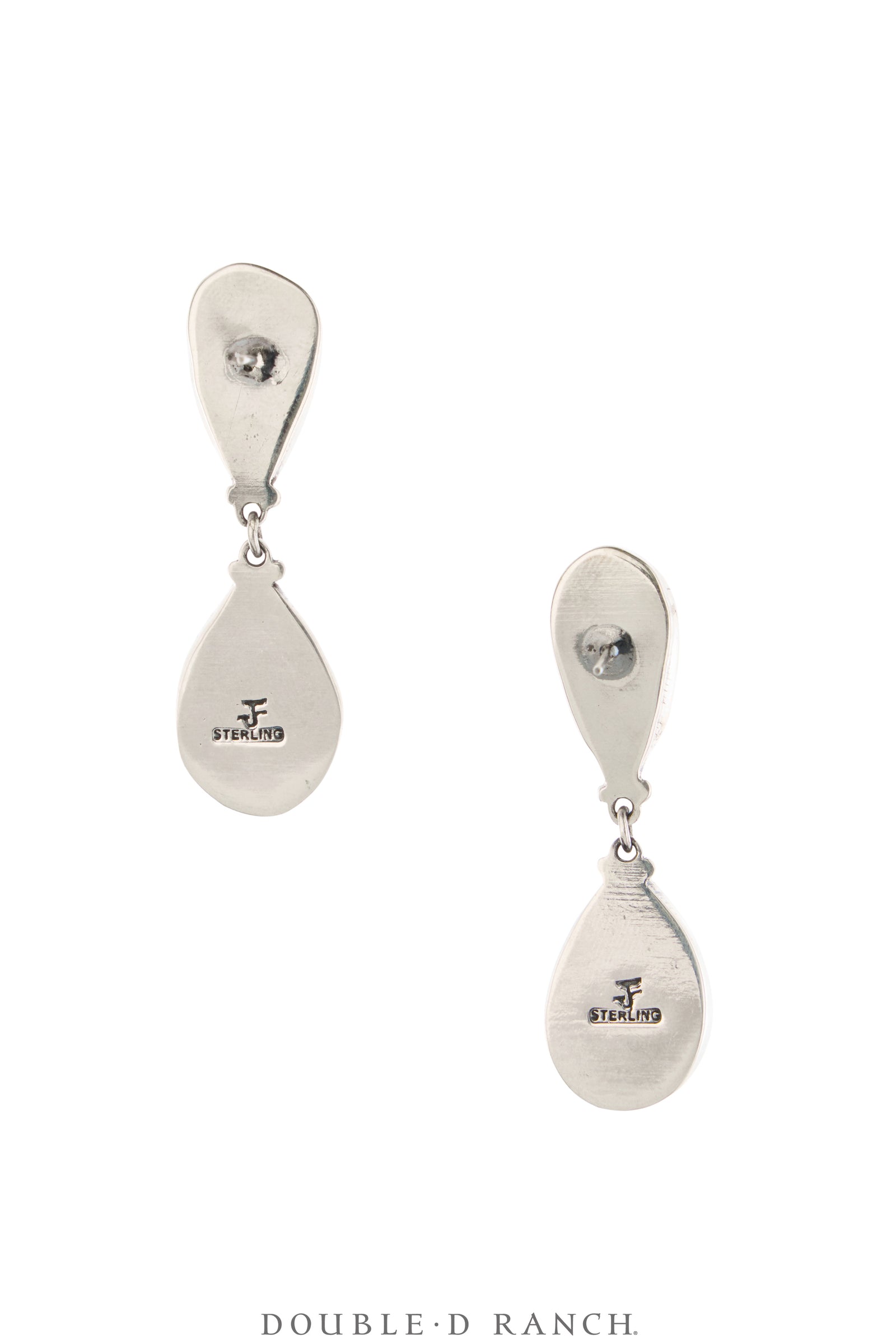 Earrings, Federico, Drop, Carved Turquoise, Hallmark, Contemporary, 2175