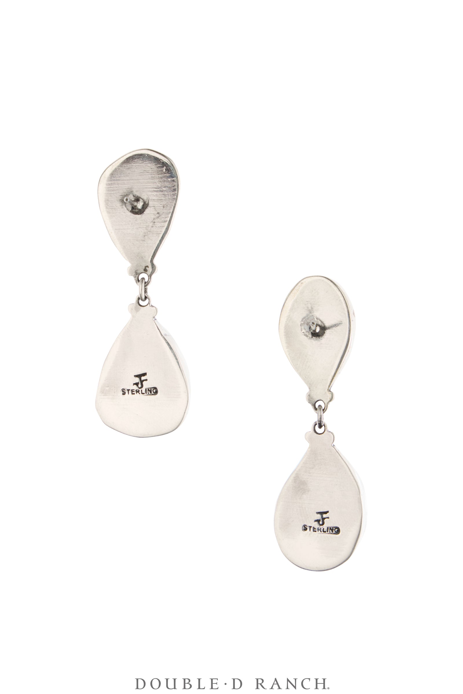 Earrings, Federico, Drop, Carved Turquoise, Hallmark, Contemporary, 2176