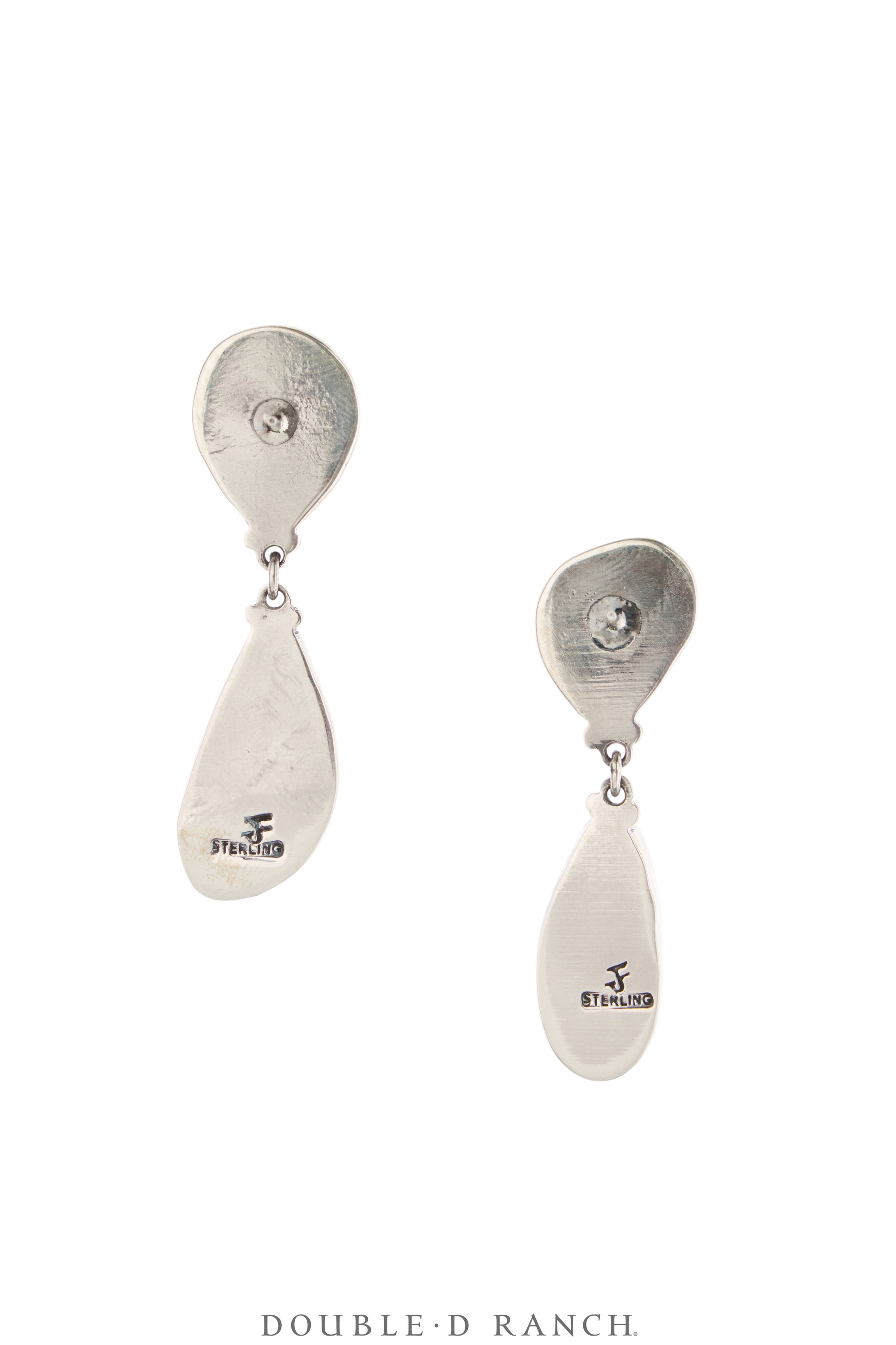 Earrings, Federico, Drop, Carved Turquoise, Hallmark, Contemporary, 2177