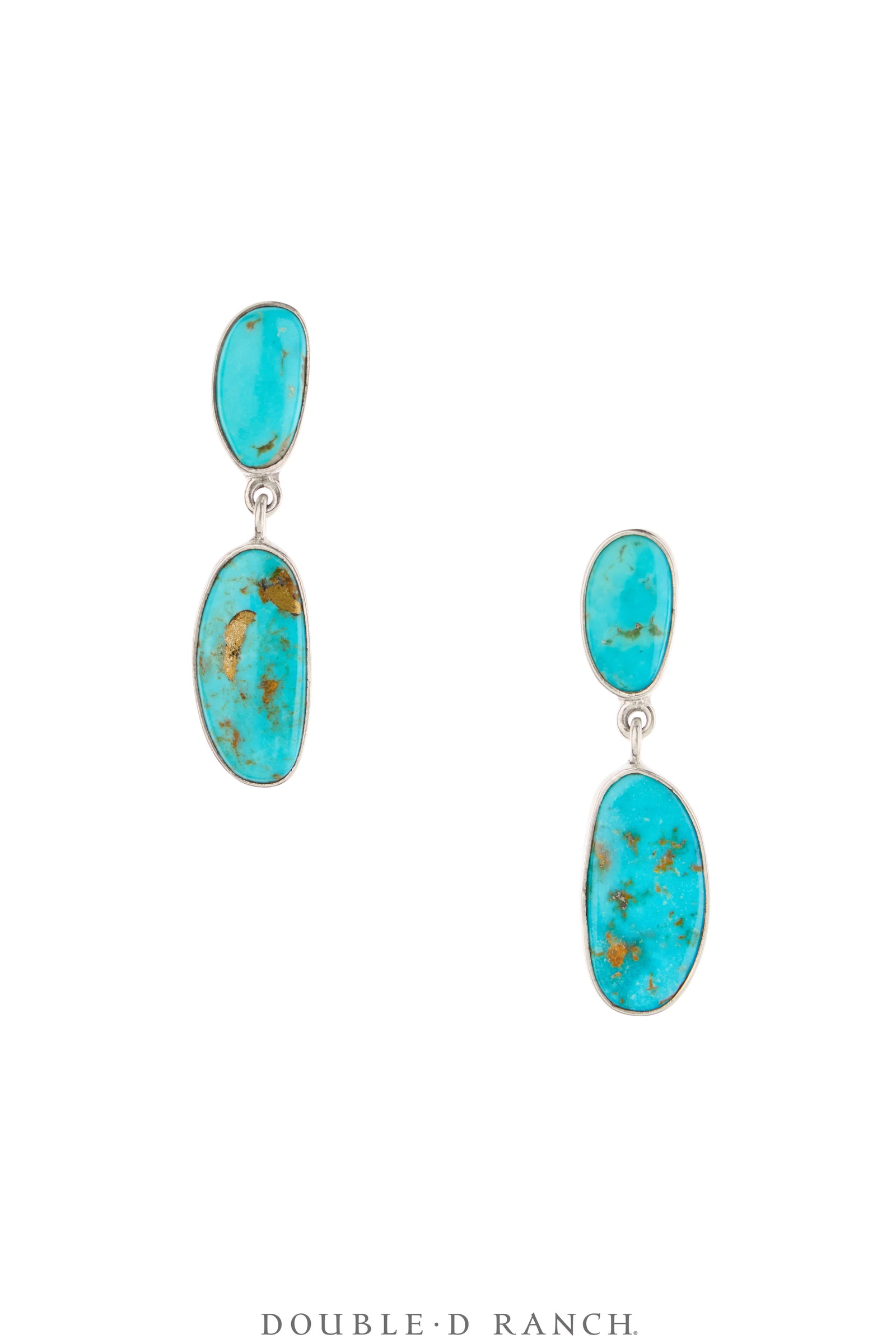 Earrings, Federico, Drop, Turquoise, Hallmark, Contemporary, 2182