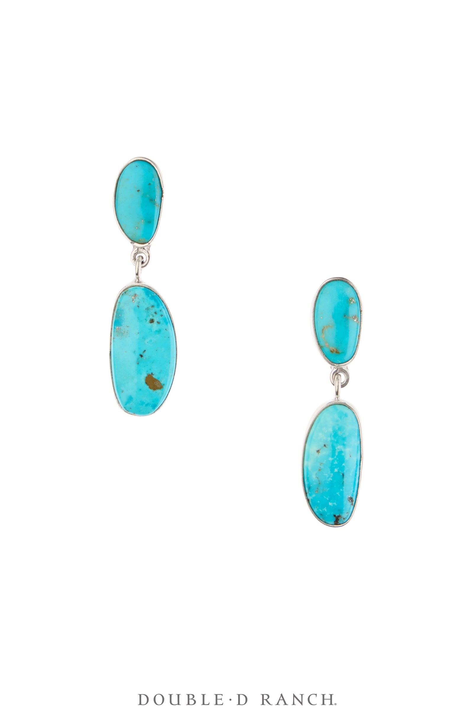 Earrings, Federico, Drop, Turquoise, Hallmark, Contemporary, 2185