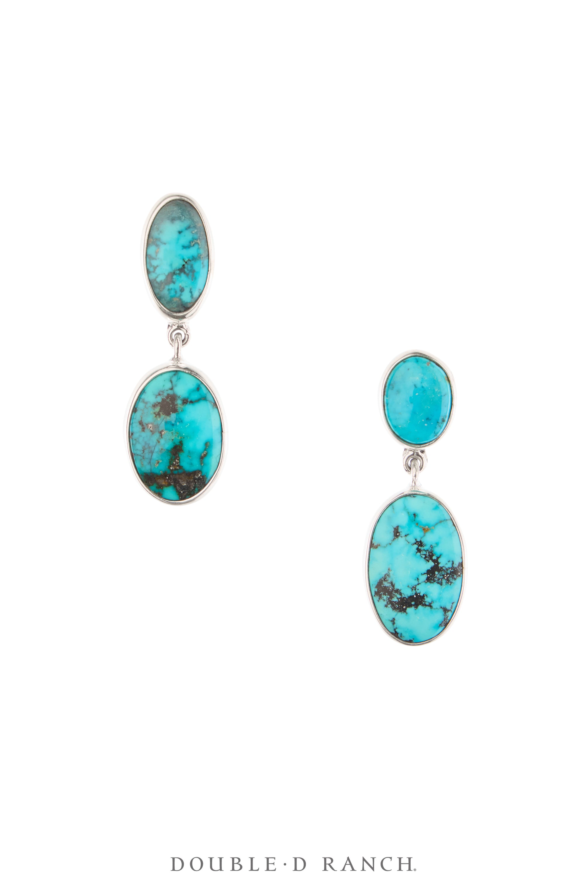 Earrings, Federico, Drop, Turquoise, Hallmark, Contemporary, 2186