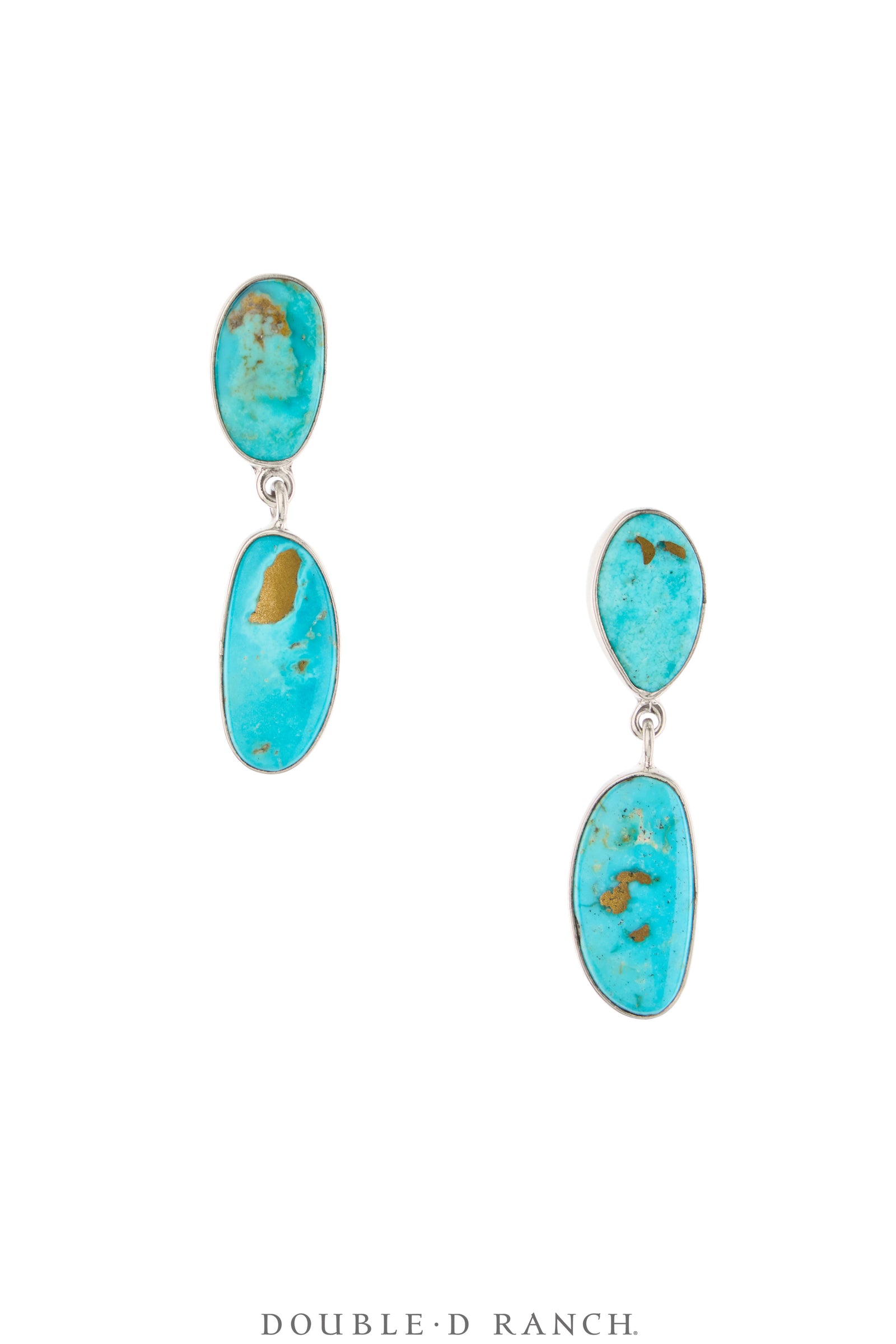 Earrings, Federico, Drop, Turquoise, Hallmark, Contemporary, 2189