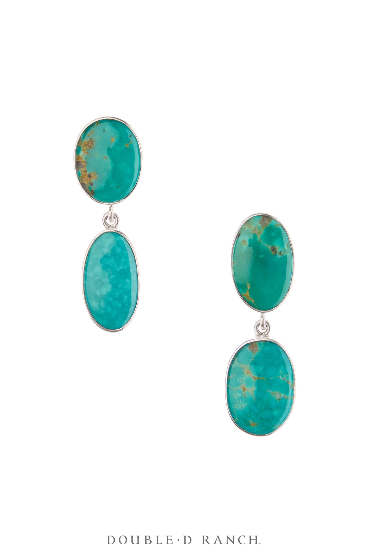 Earrings, Federico, Drop, Turquoise, Hallmark, Contemporary, 2190