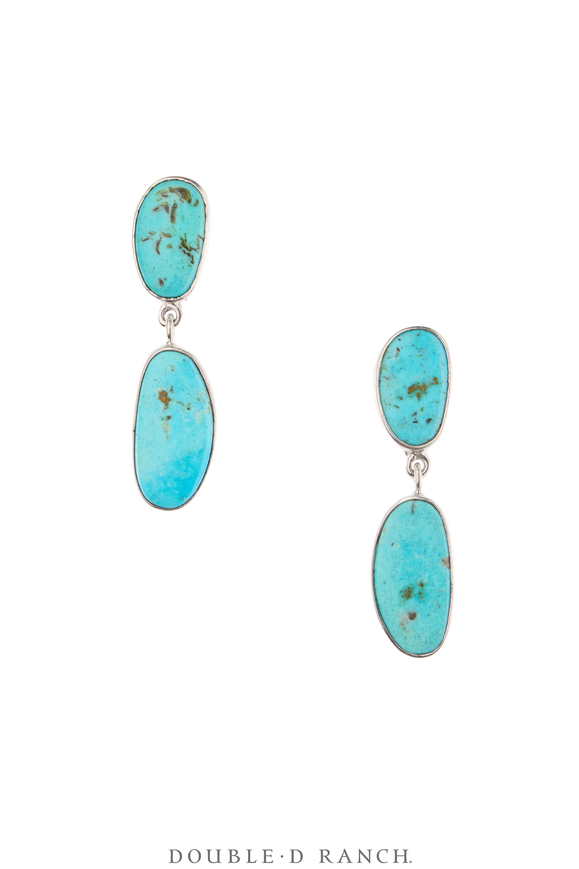 Earrings, Federico, Drop, Turquoise, Hallmark, Contemporary, 2191