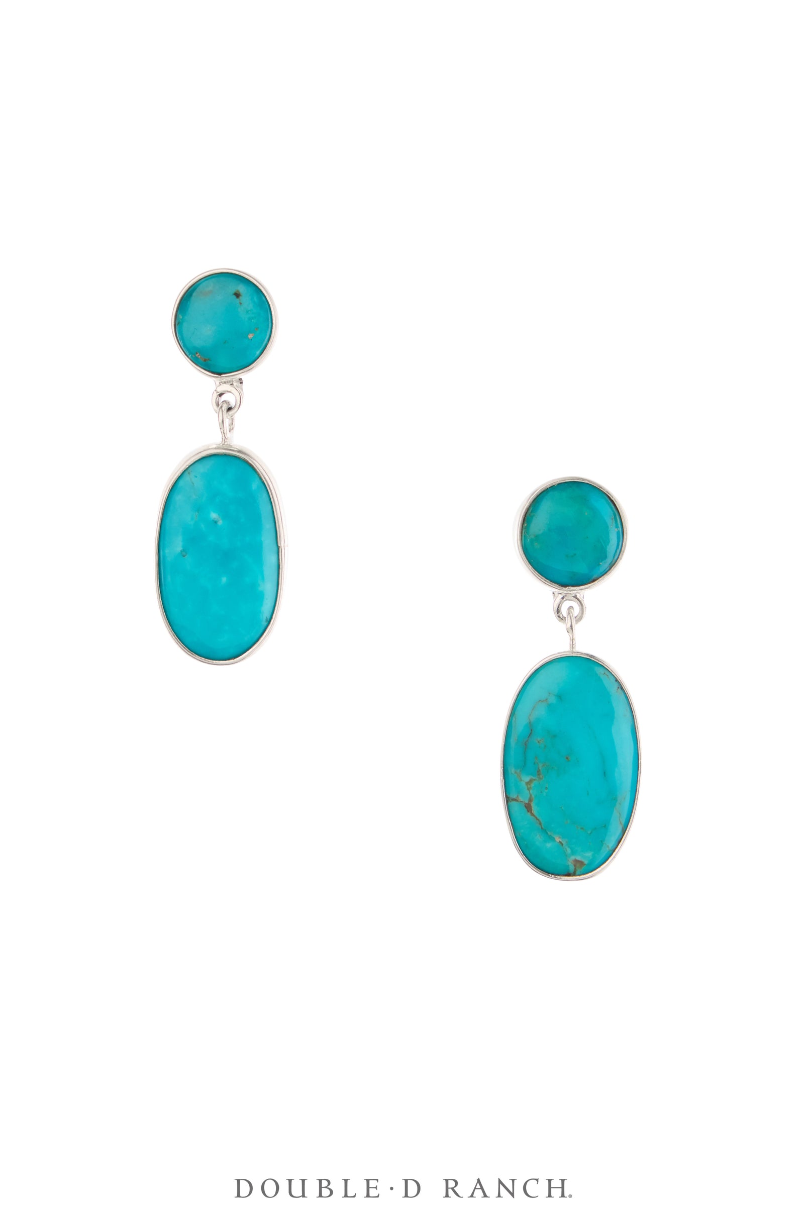 Earrings, Federico, Drop, Turquoise, Hallmark, Contemporary, 2193