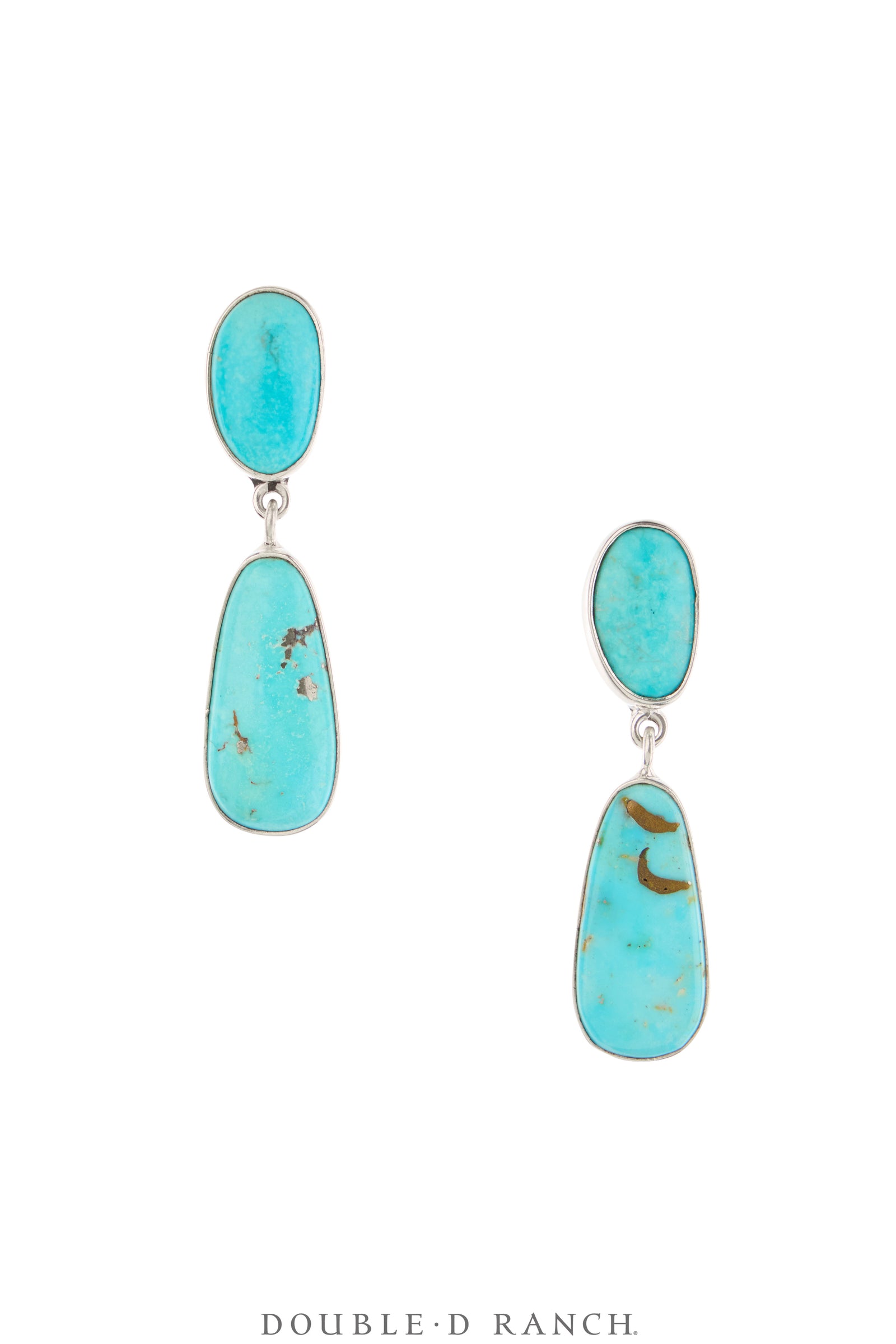Earrings, Federico, Drop, Turquoise, Hallmark, Contemporary, 2195