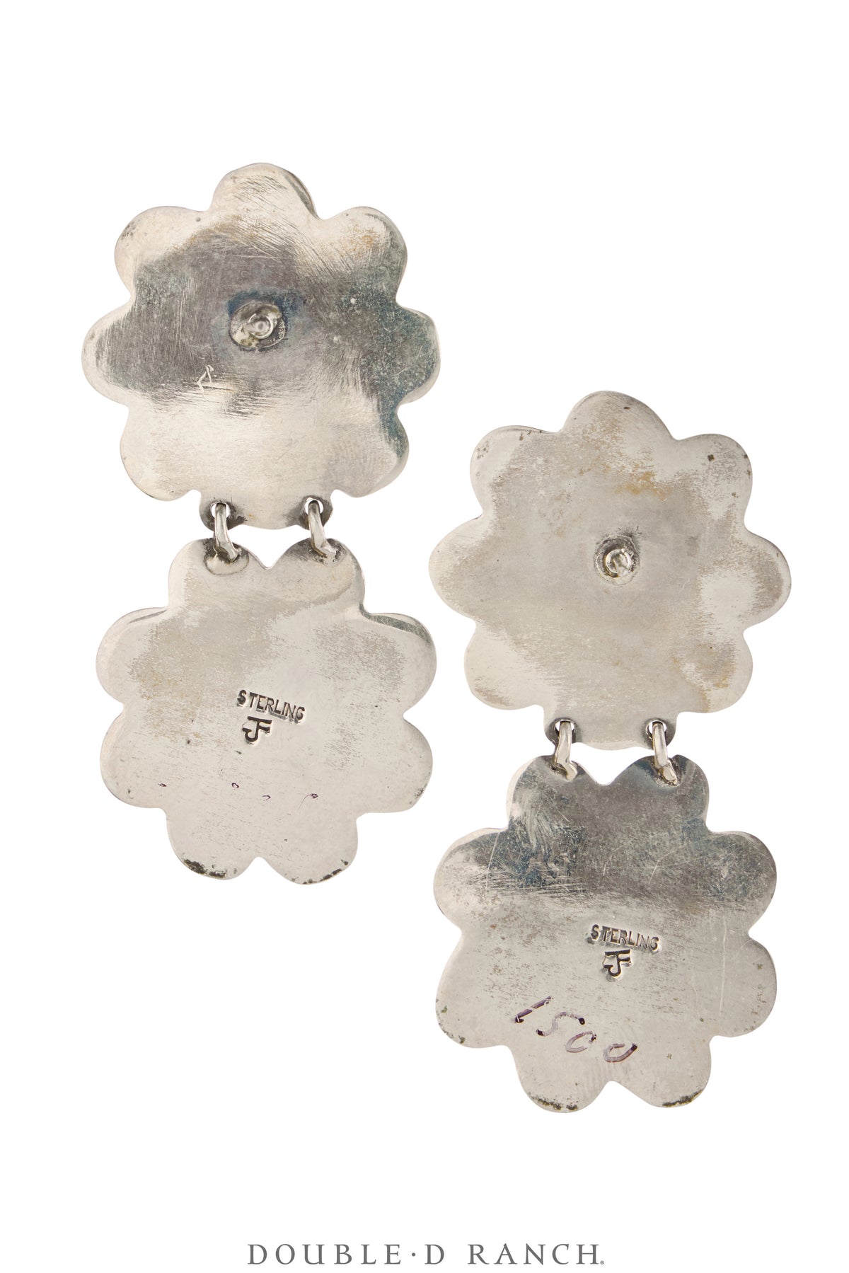 Earrings, Federico, Cluster, Coral, Hallmark, Contemporary, 2202